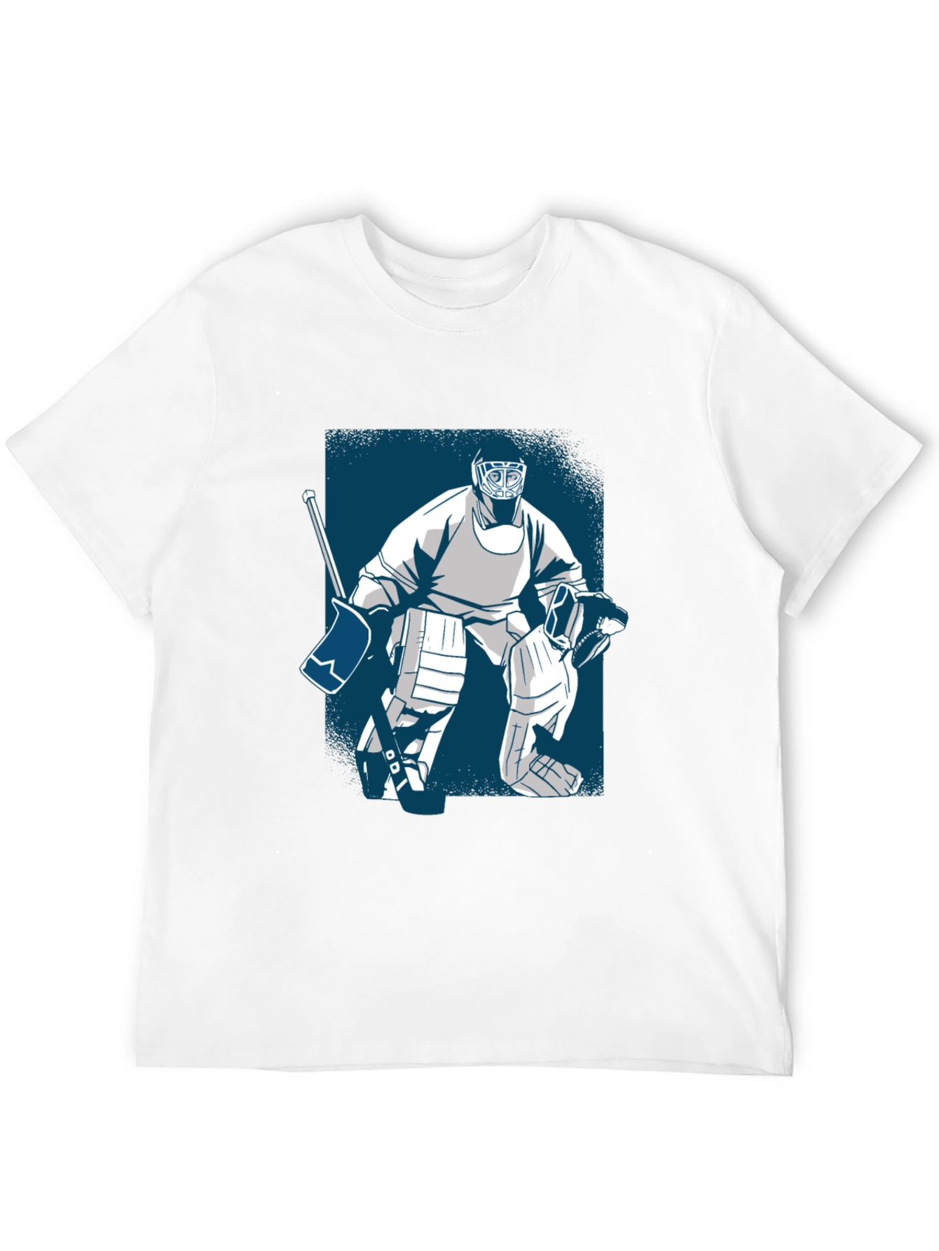 Hockey Goalie Graphic Tee - Cool Sport T-Shirt