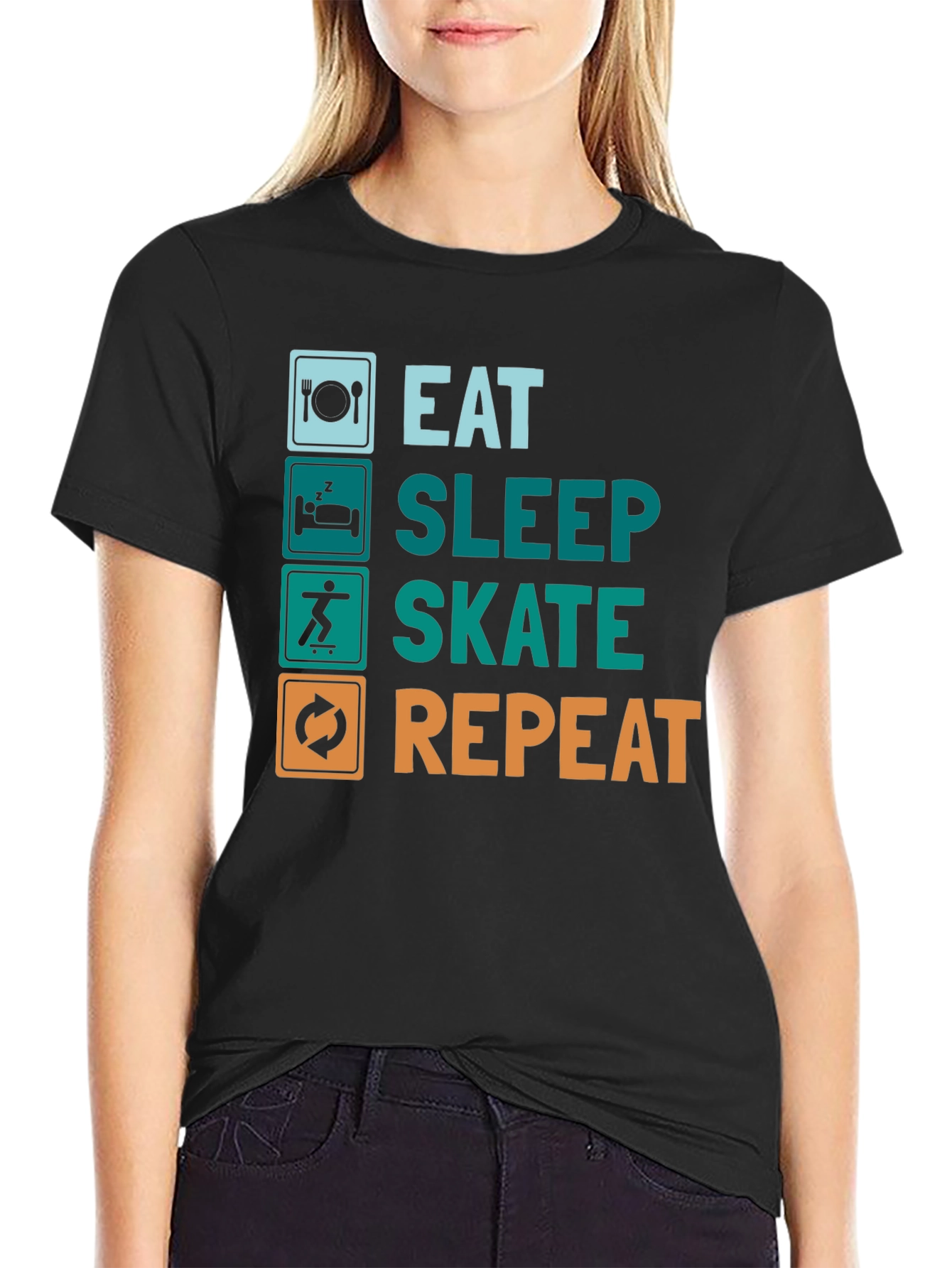 Eat Sleep Skate Repeat T-Shirt