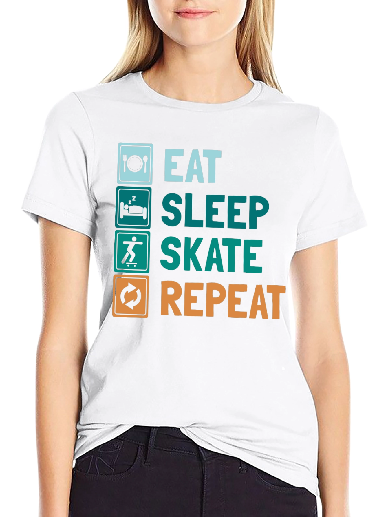 Eat Sleep Skate Repeat T-Shirt