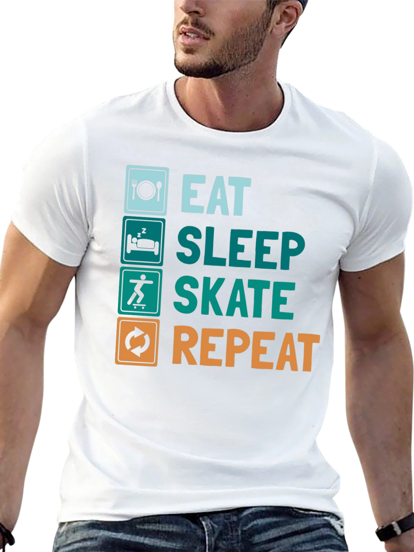 Eat Sleep Skate Repeat T-Shirt