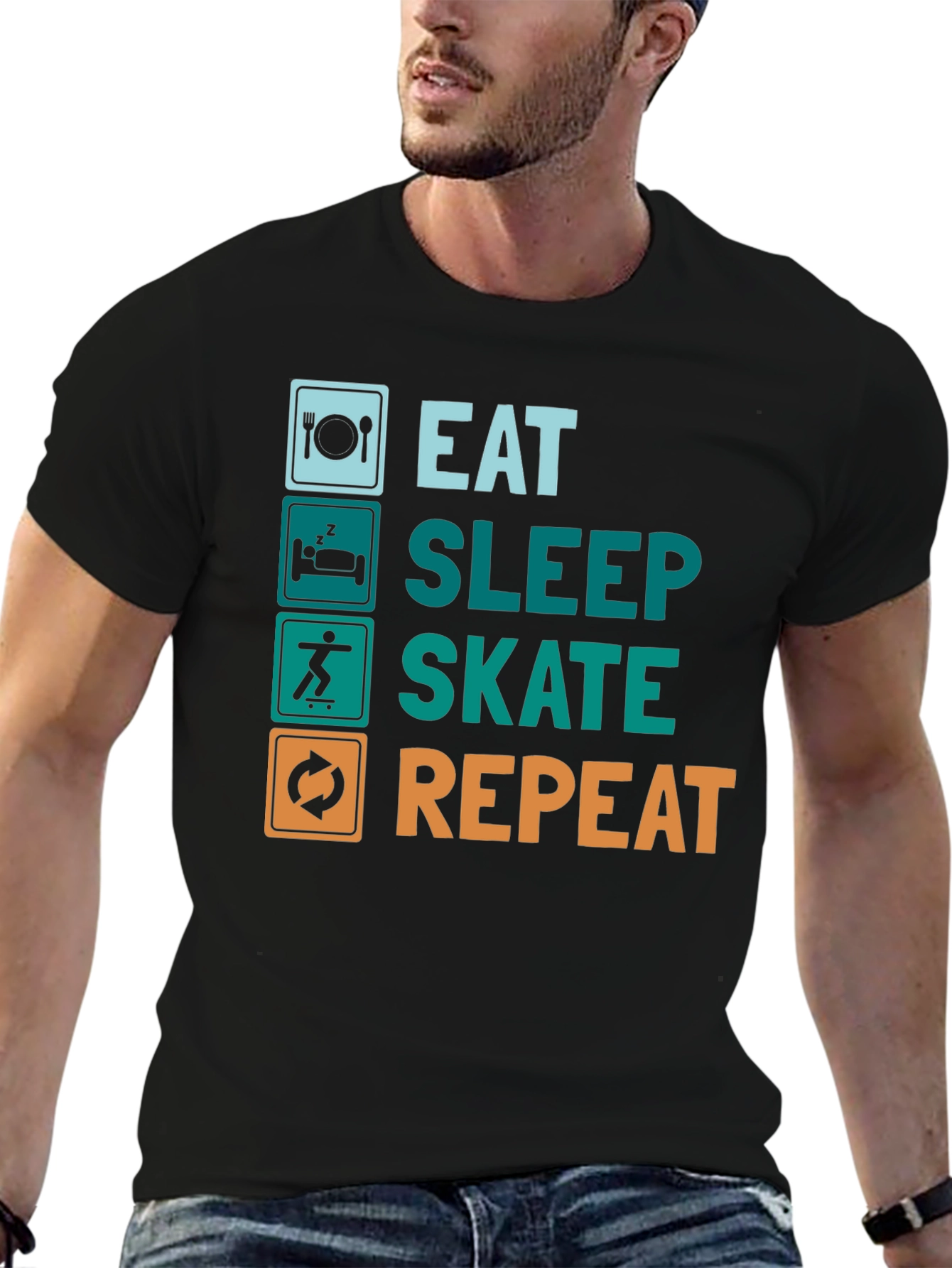 Eat Sleep Skate Repeat T-Shirt