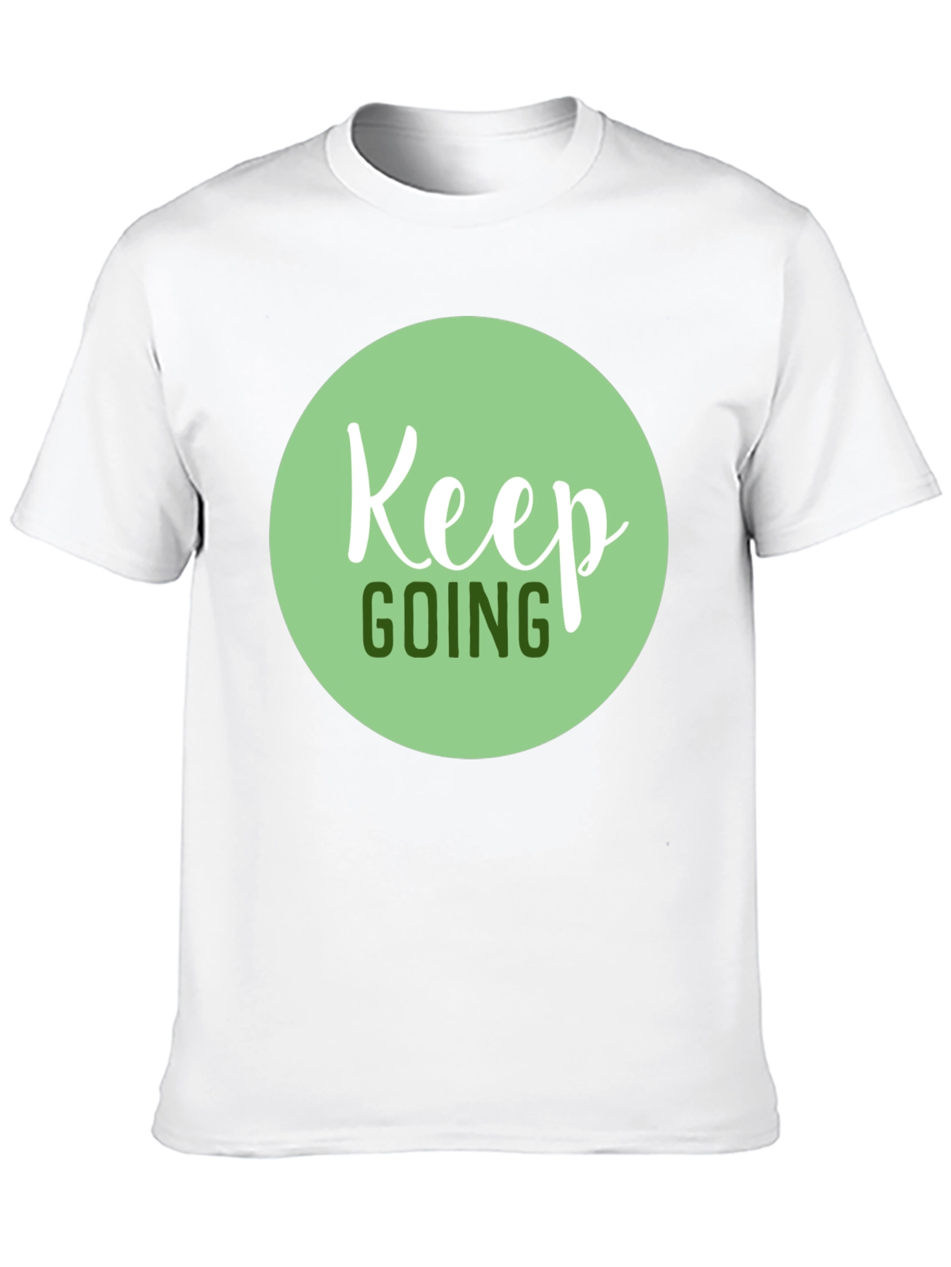Keep Going Graphic Tee - Black Motivational T-Shirt