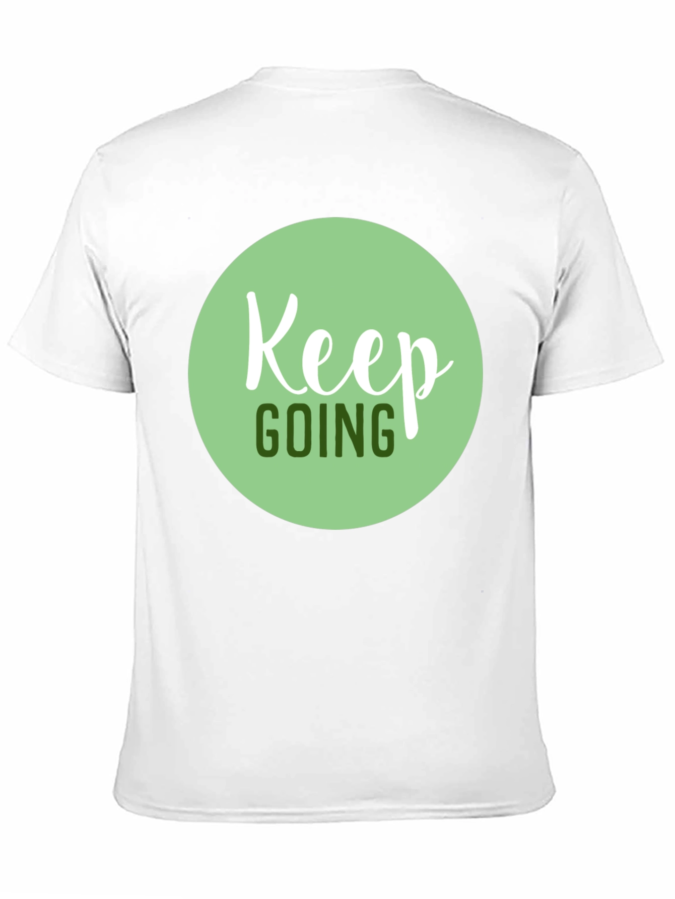Keep Going Graphic Tee - Black Motivational T-Shirt