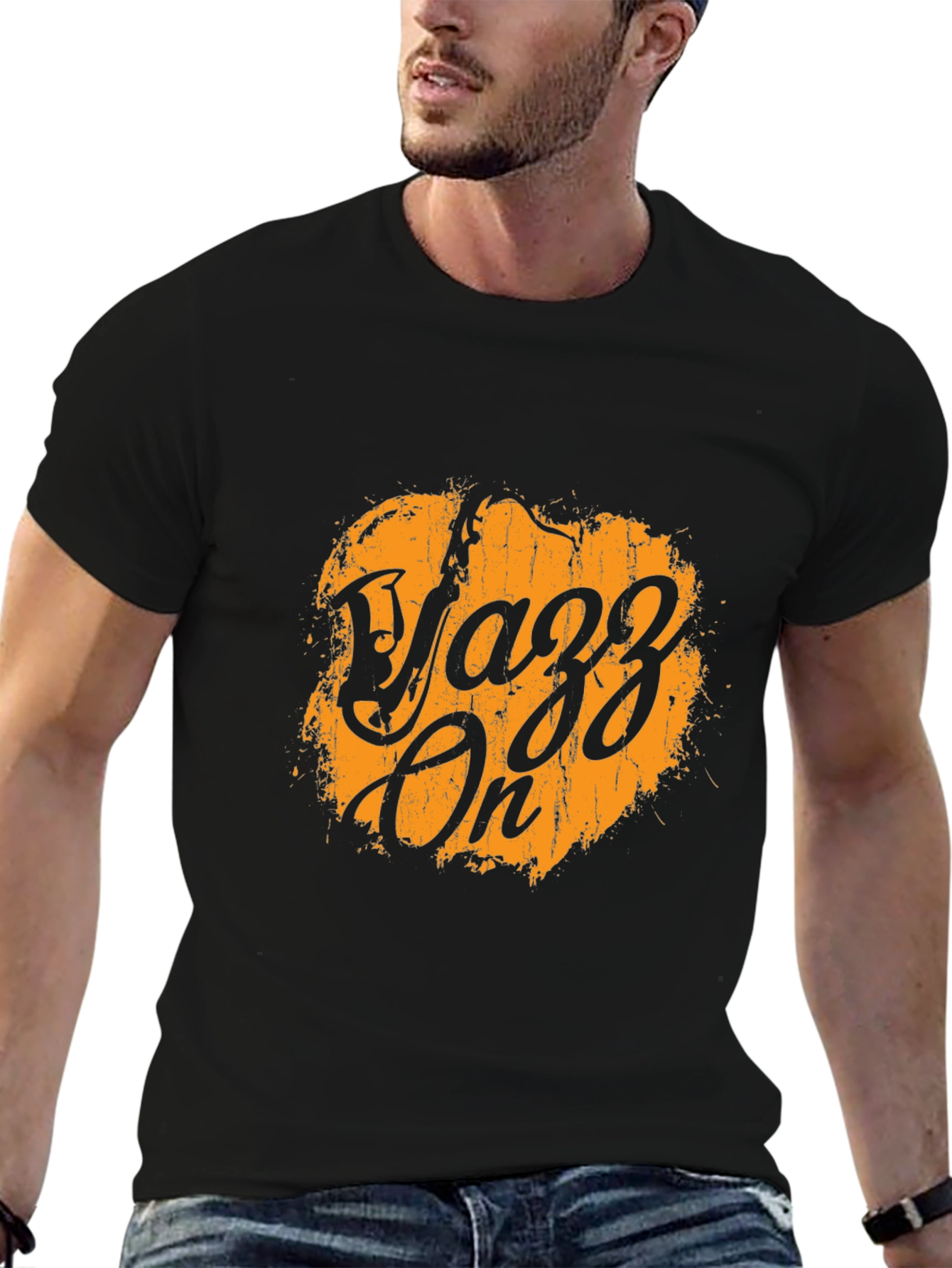 Yazz On Graphic Tee - Black T-Shirt