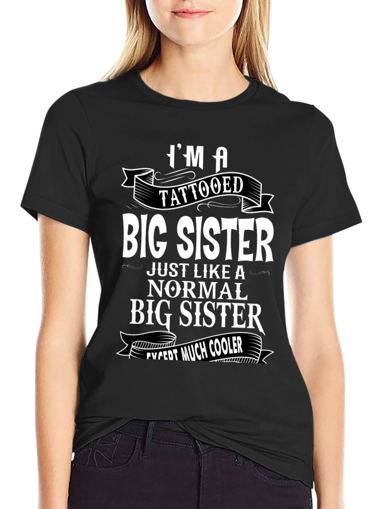 Tattooed Big Sister Graphic Tee