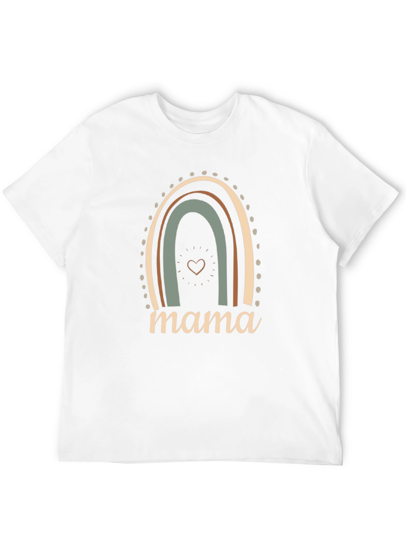 Mama Rainbow Graphic T-Shirt - Stylish Comfort Fit