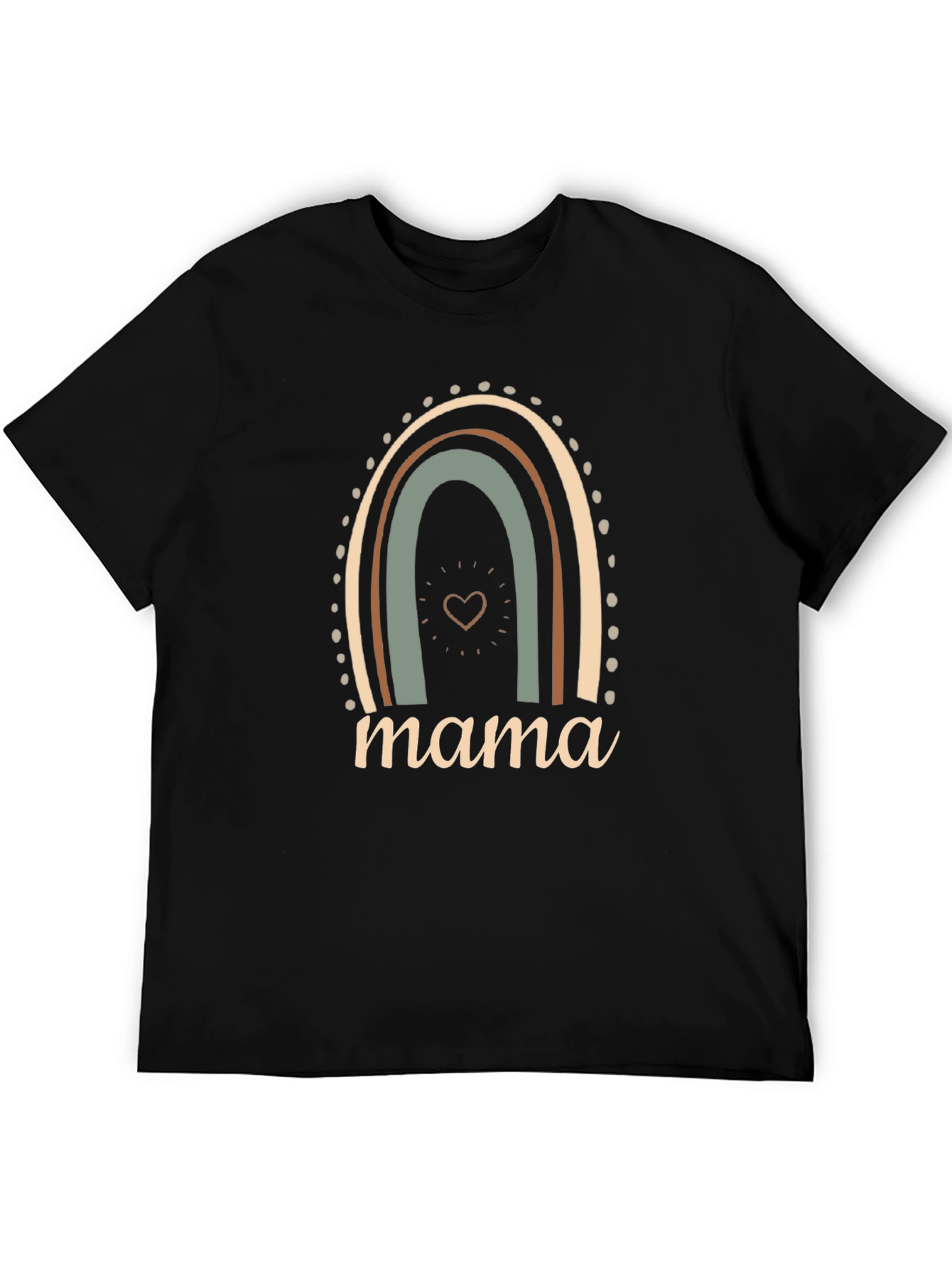 Mama Rainbow Graphic T-Shirt - Stylish Comfort Fit