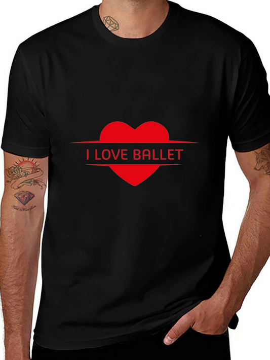 I Love Ballet Heart T-Shirt