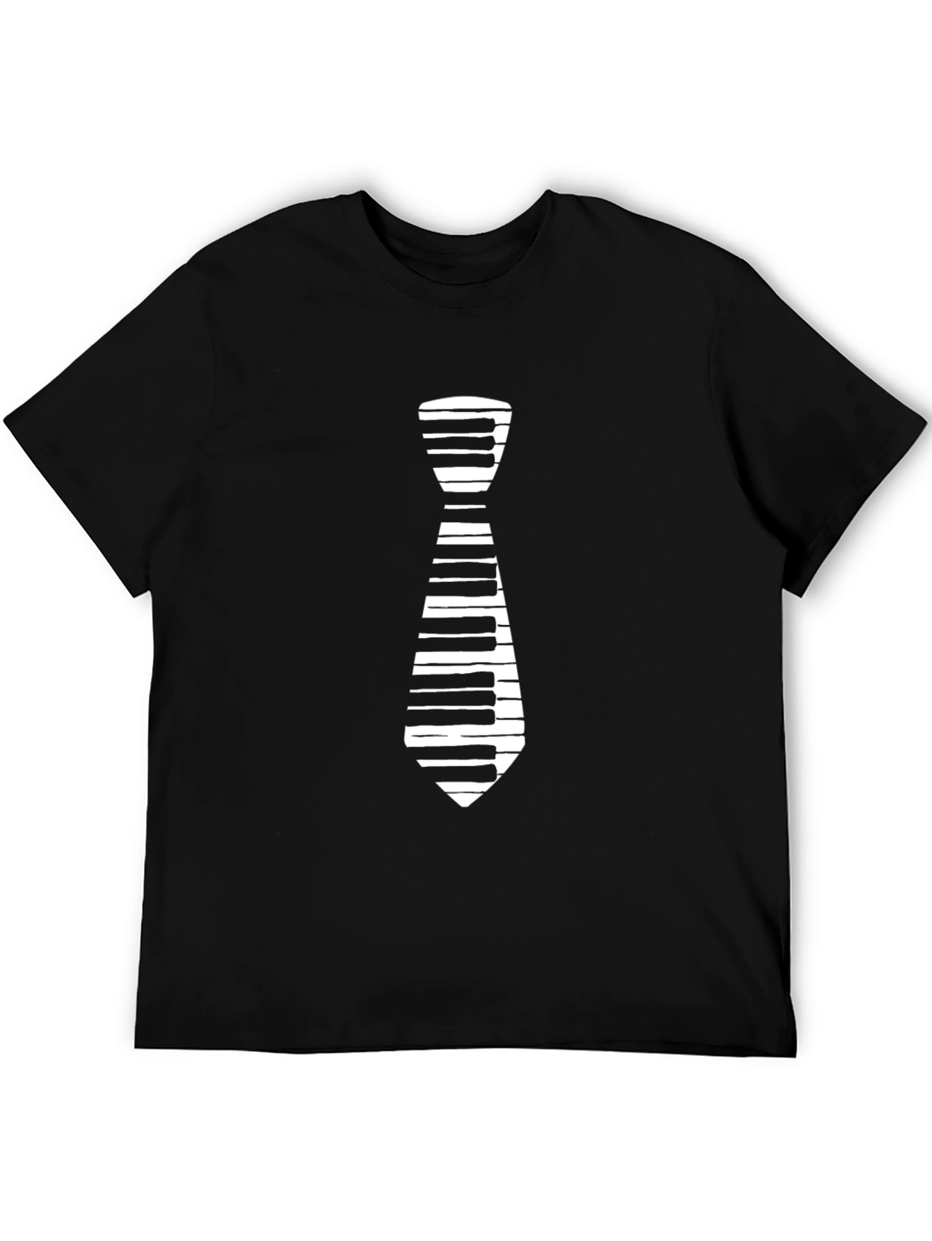 Piano Tie T-Shirt - Music Lover Tee