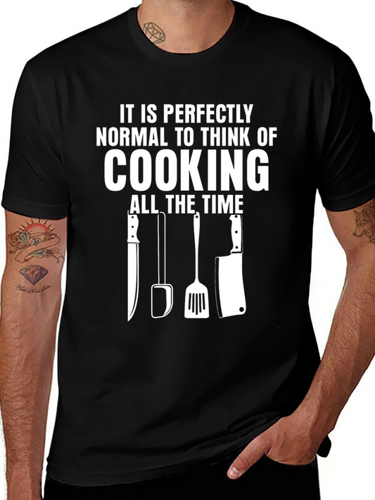 Cooking T-Shirt - Perfectly Normal Chef Tee