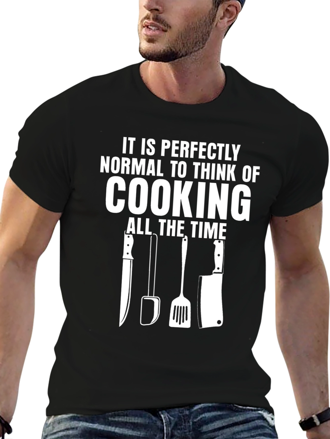 Cooking T-Shirt - Perfectly Normal Chef Tee