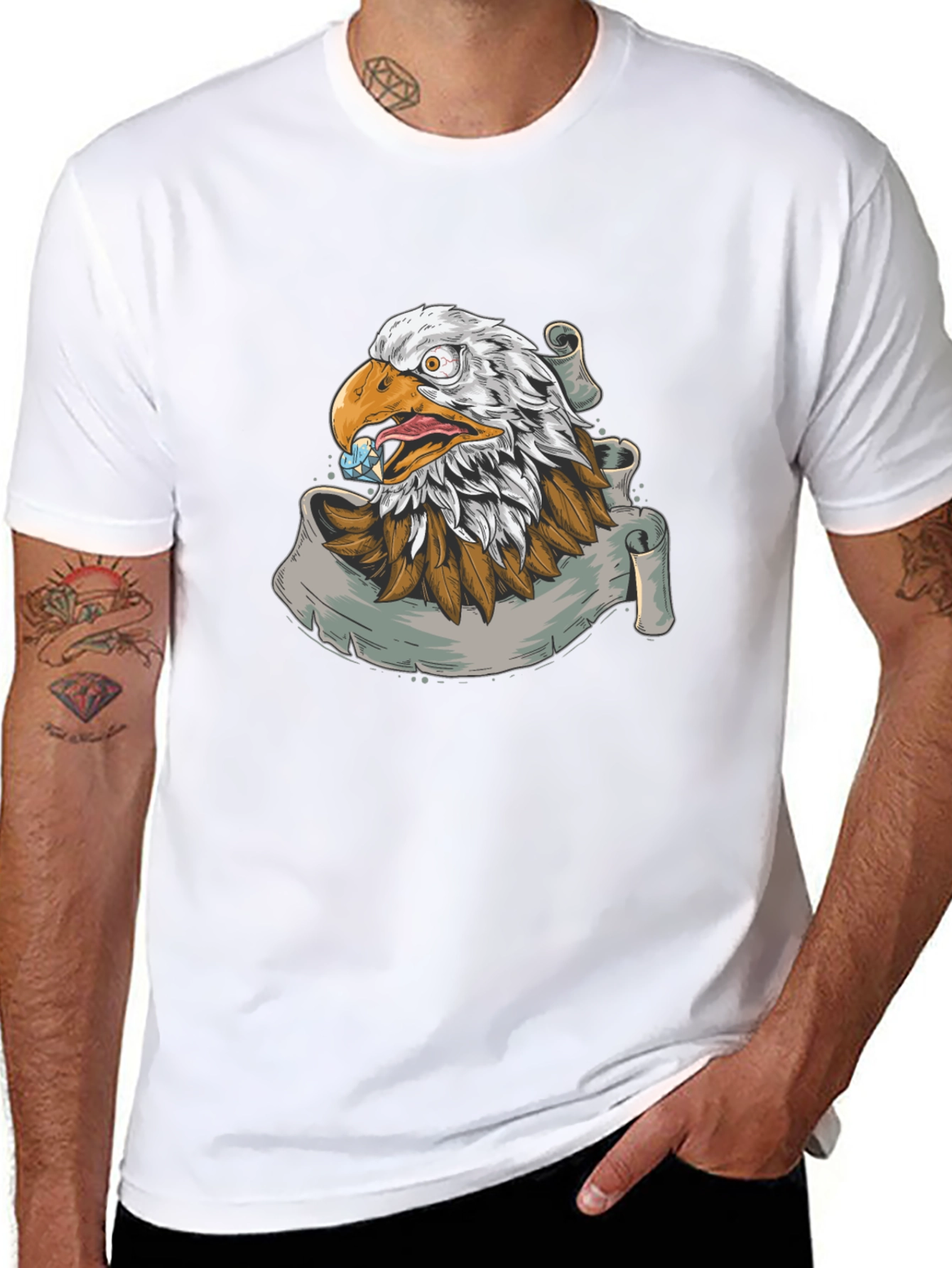 Eagle Graphic Print T-Shirt