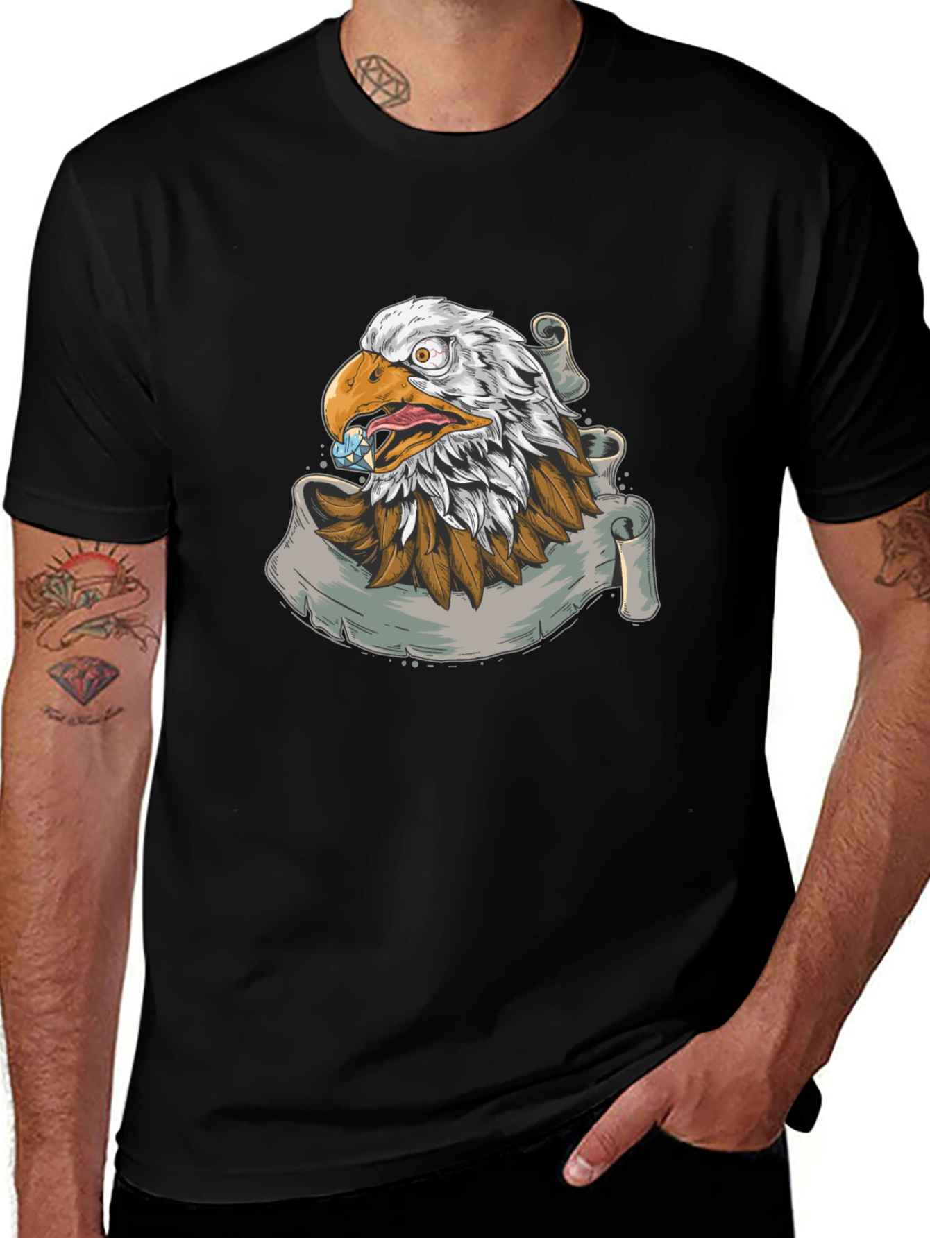 Eagle Graphic Print T-Shirt