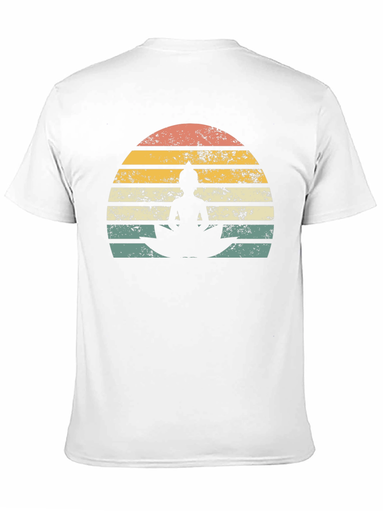 Retro Buddha Graphic T-Shirt - Zen Style