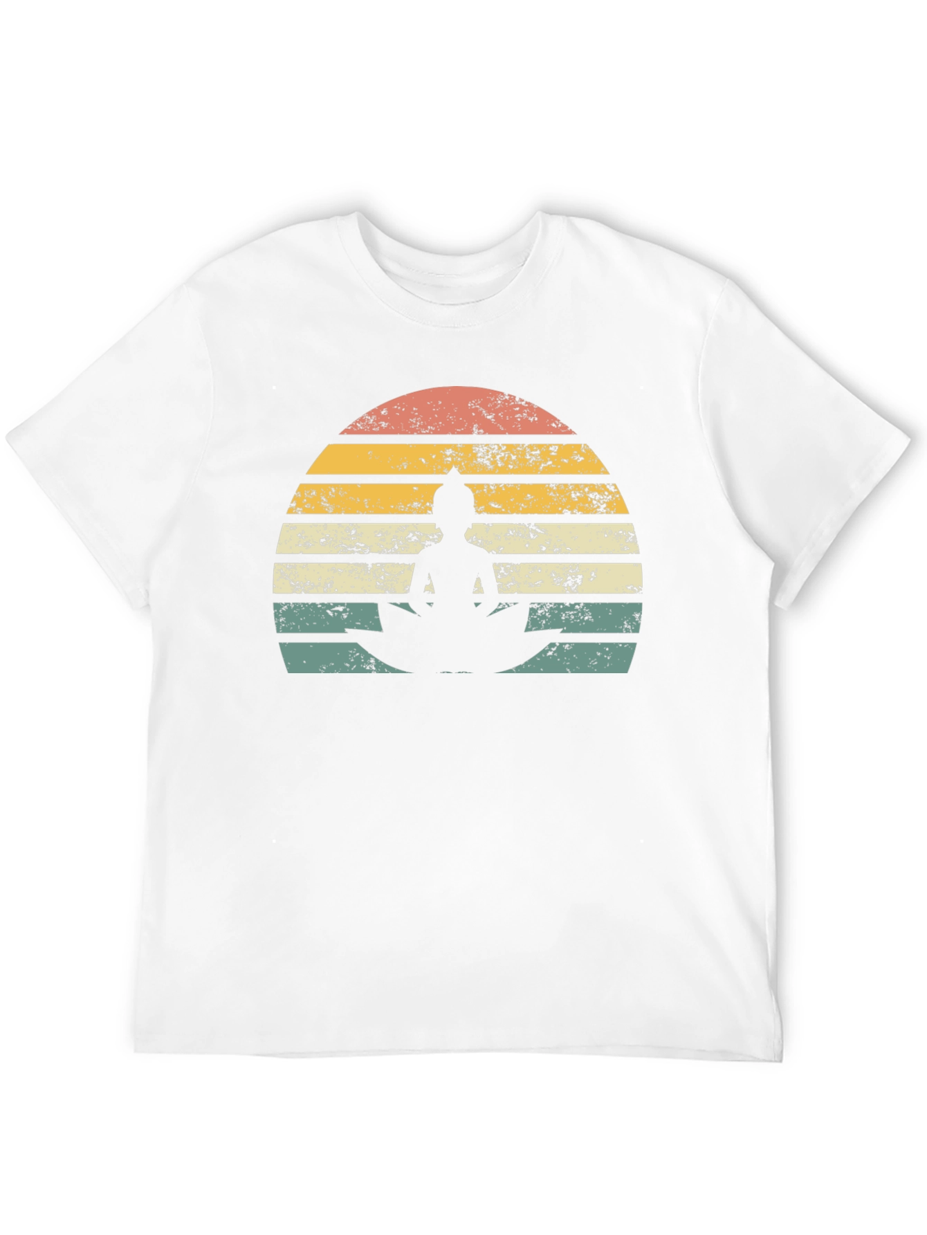 Retro Buddha Graphic T-Shirt - Zen Style