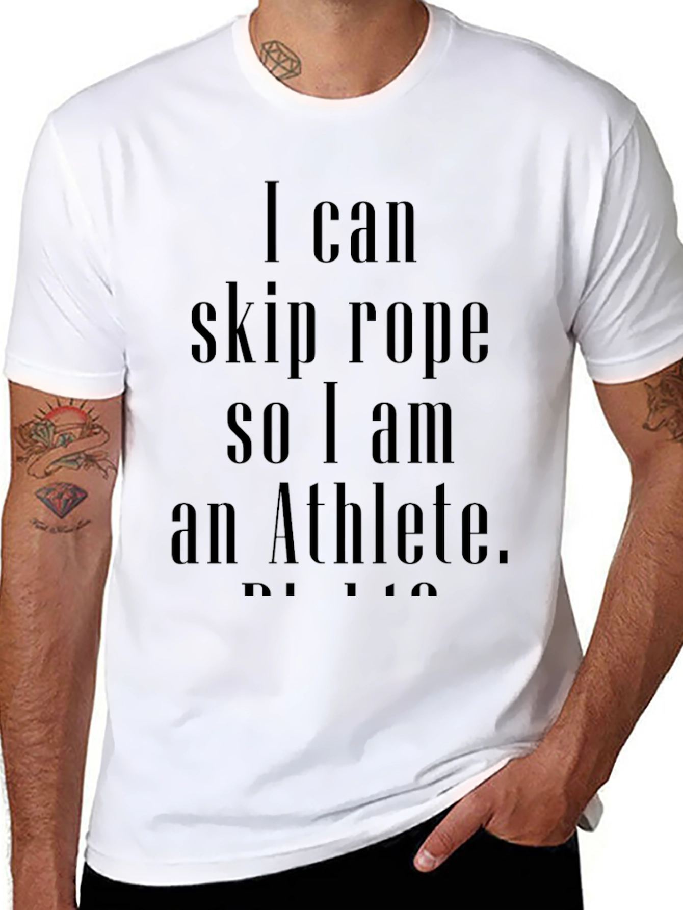 Funny Athlete T-Shirt - I Can Skip Rope