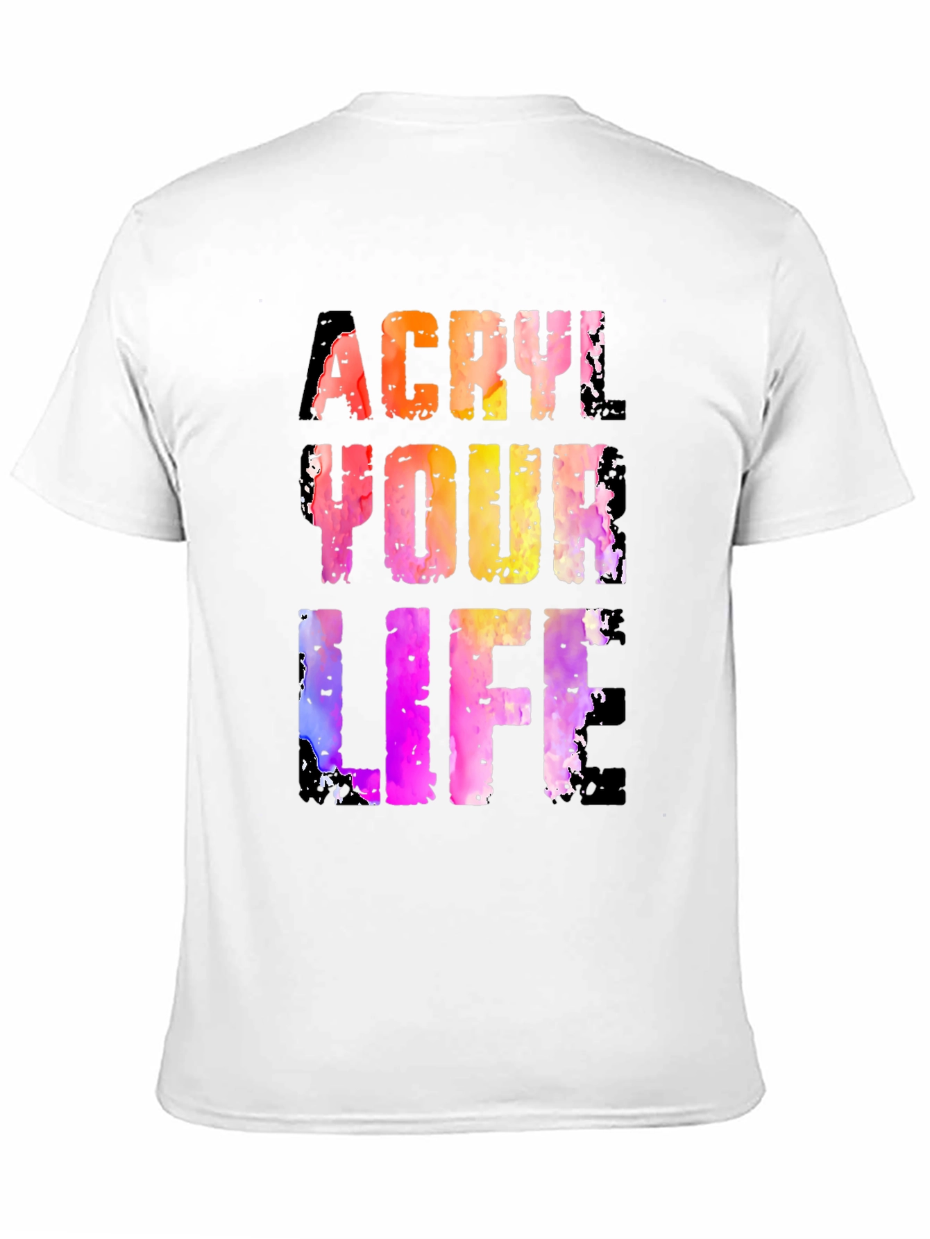 Acrylic Your Life Graphic Tee - Black T-Shirt