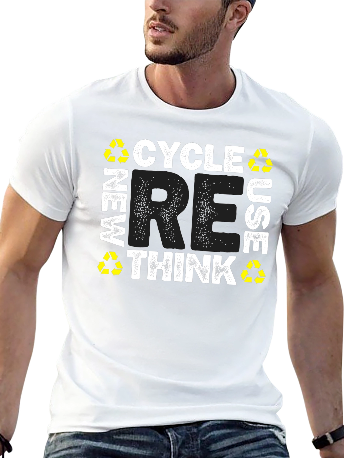 Recycle Reuse Rethink Graphic T-Shirt