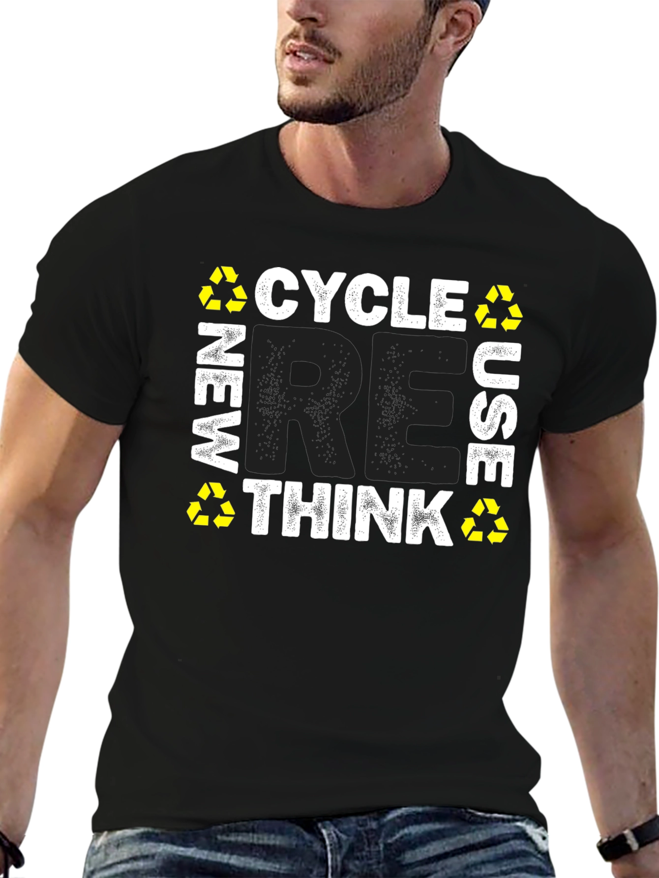 Recycle Reuse Rethink Graphic T-Shirt