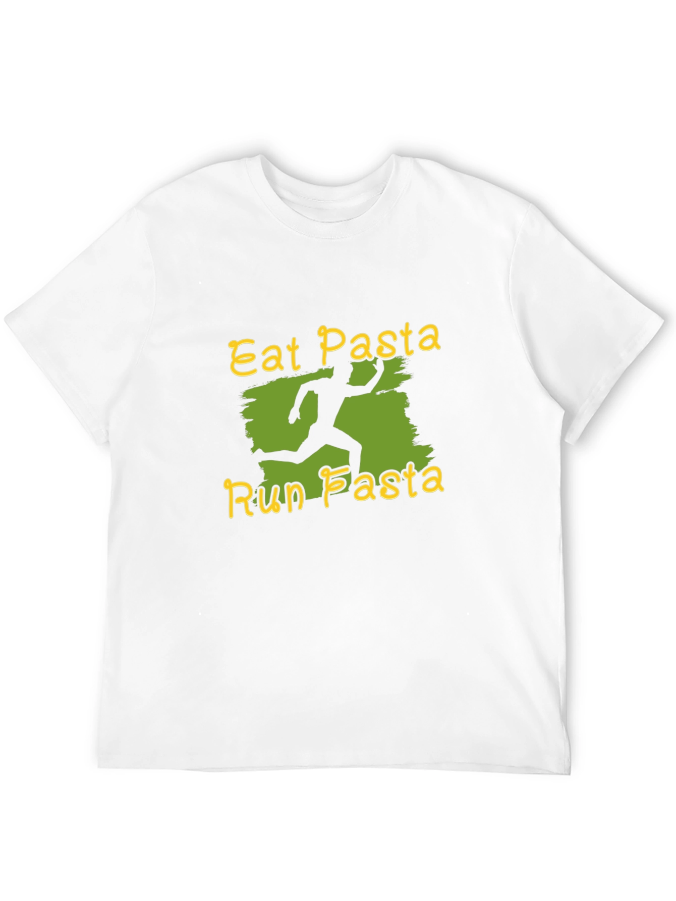 Eat Pasta Run Pasta Black T-Shirt
