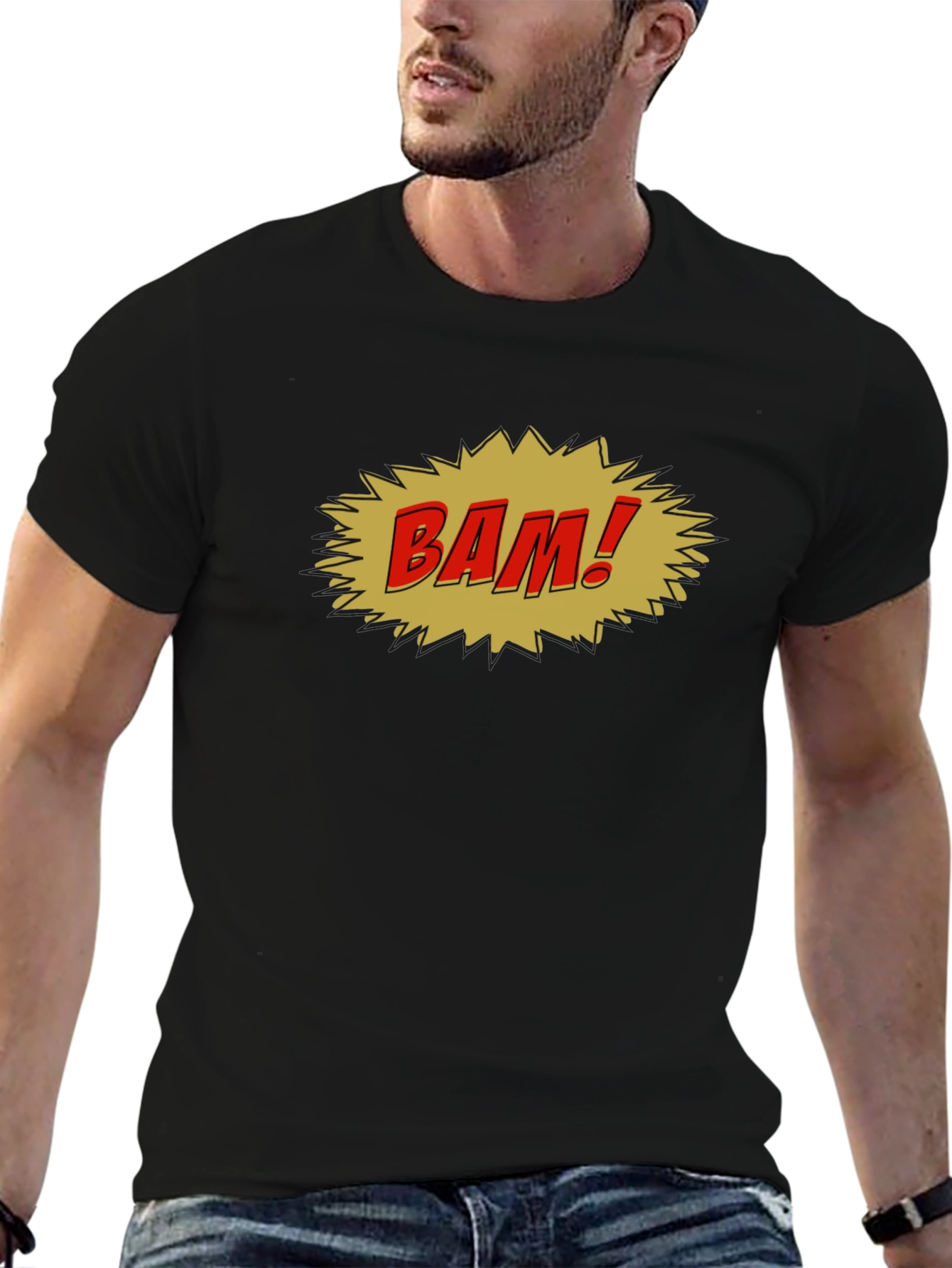 Comic Book Style BAM! Graphic Tee