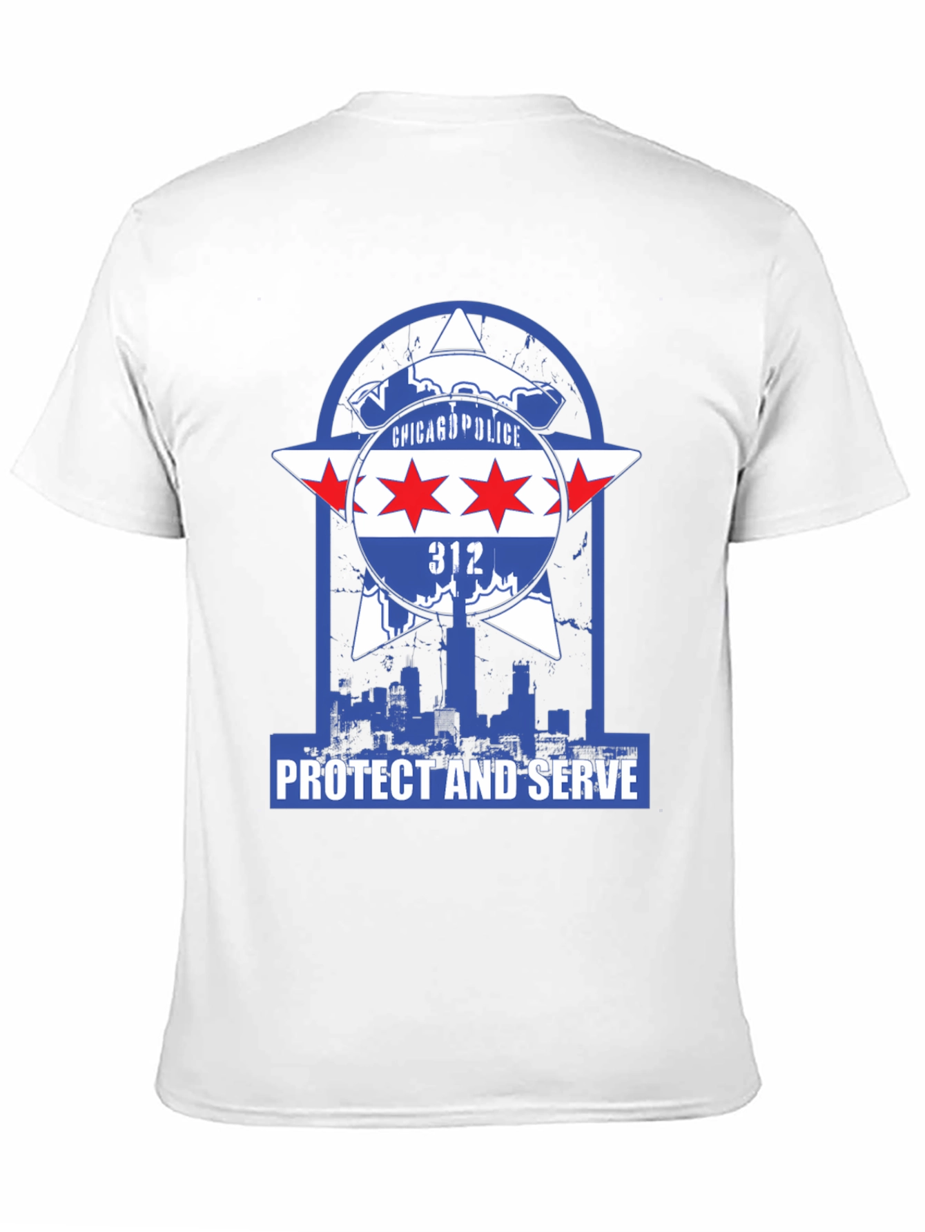 Chicago Police T-Shirt: Protect & Serve Graphic Tee
