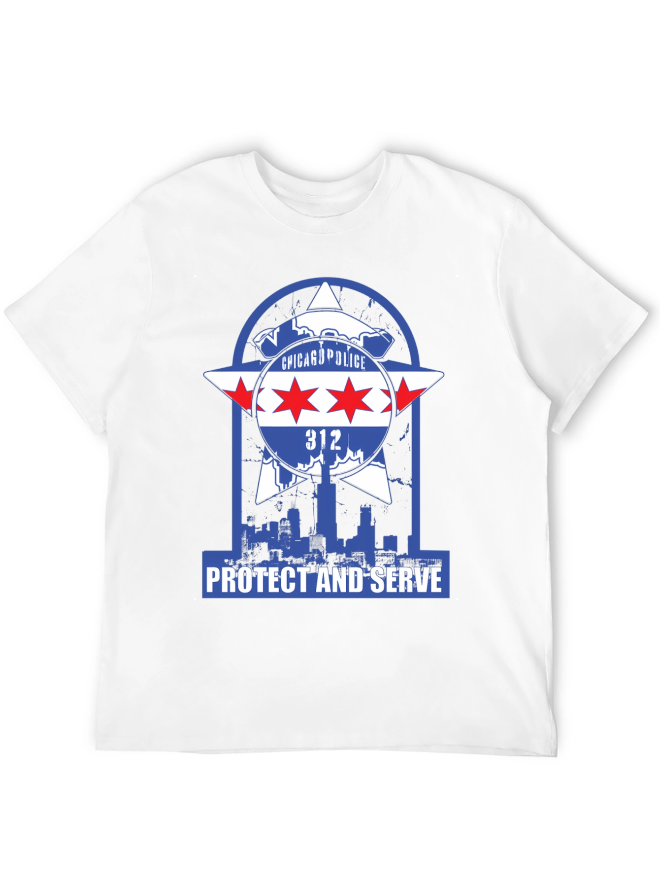 Chicago Police T-Shirt: Protect & Serve Graphic Tee