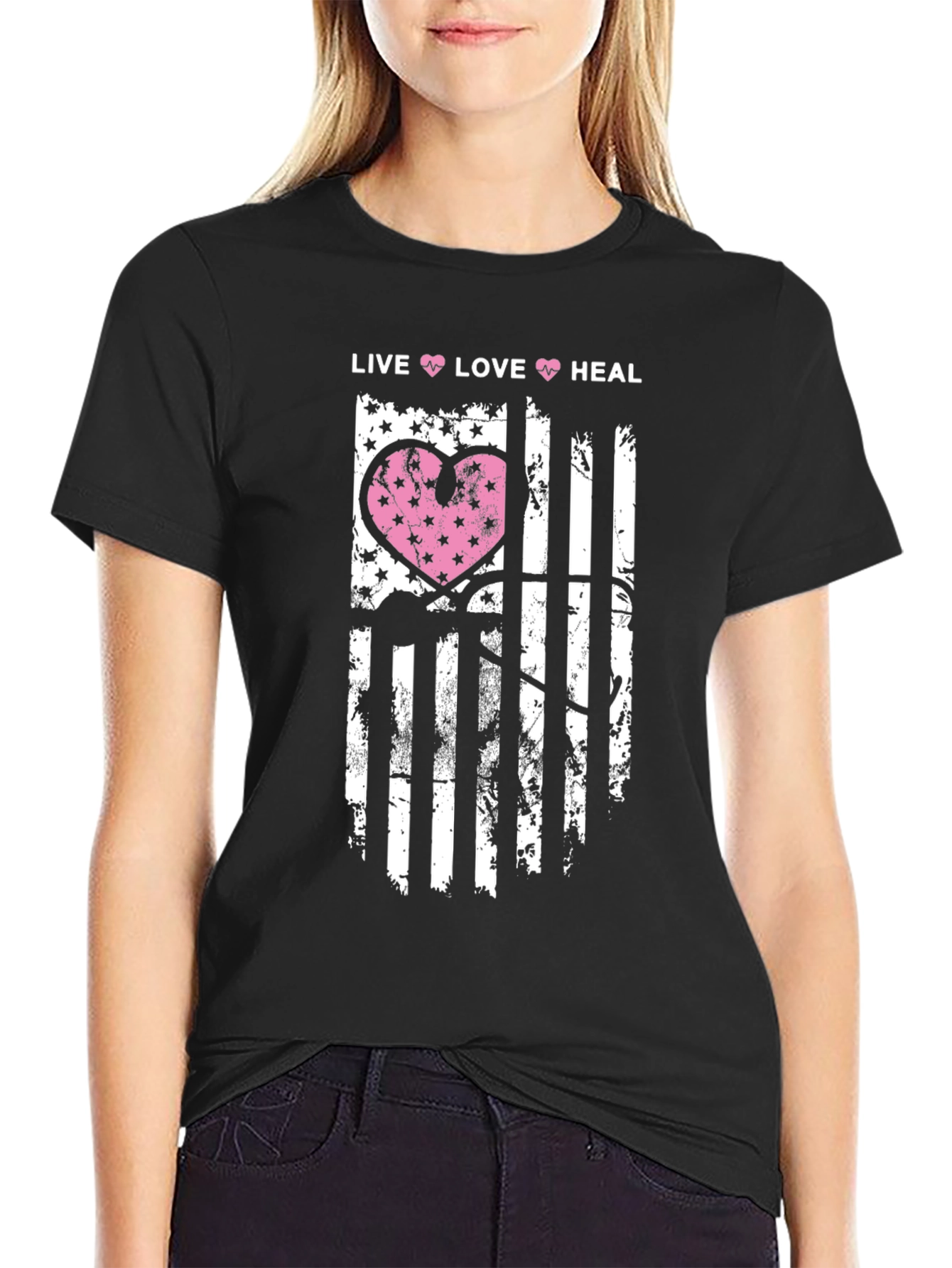 Live Love Heal Graphic T-Shirt
