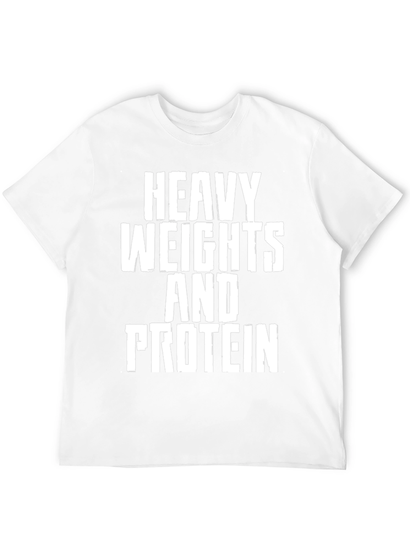 Heavy Weights and Protein Black T-Shirt