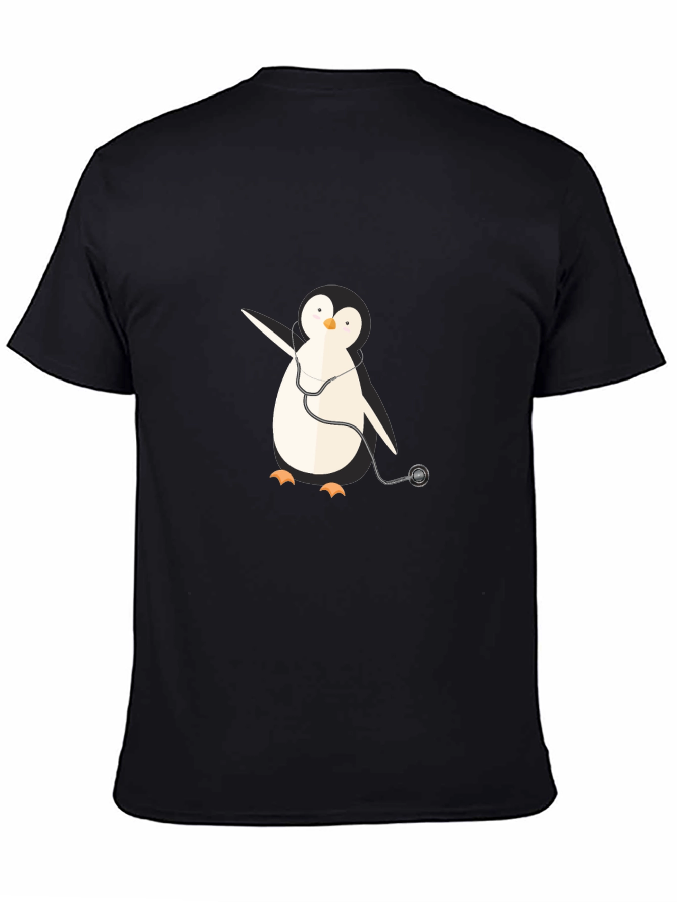 Penguin Doctor Graphic Tee - Novelty T-Shirt