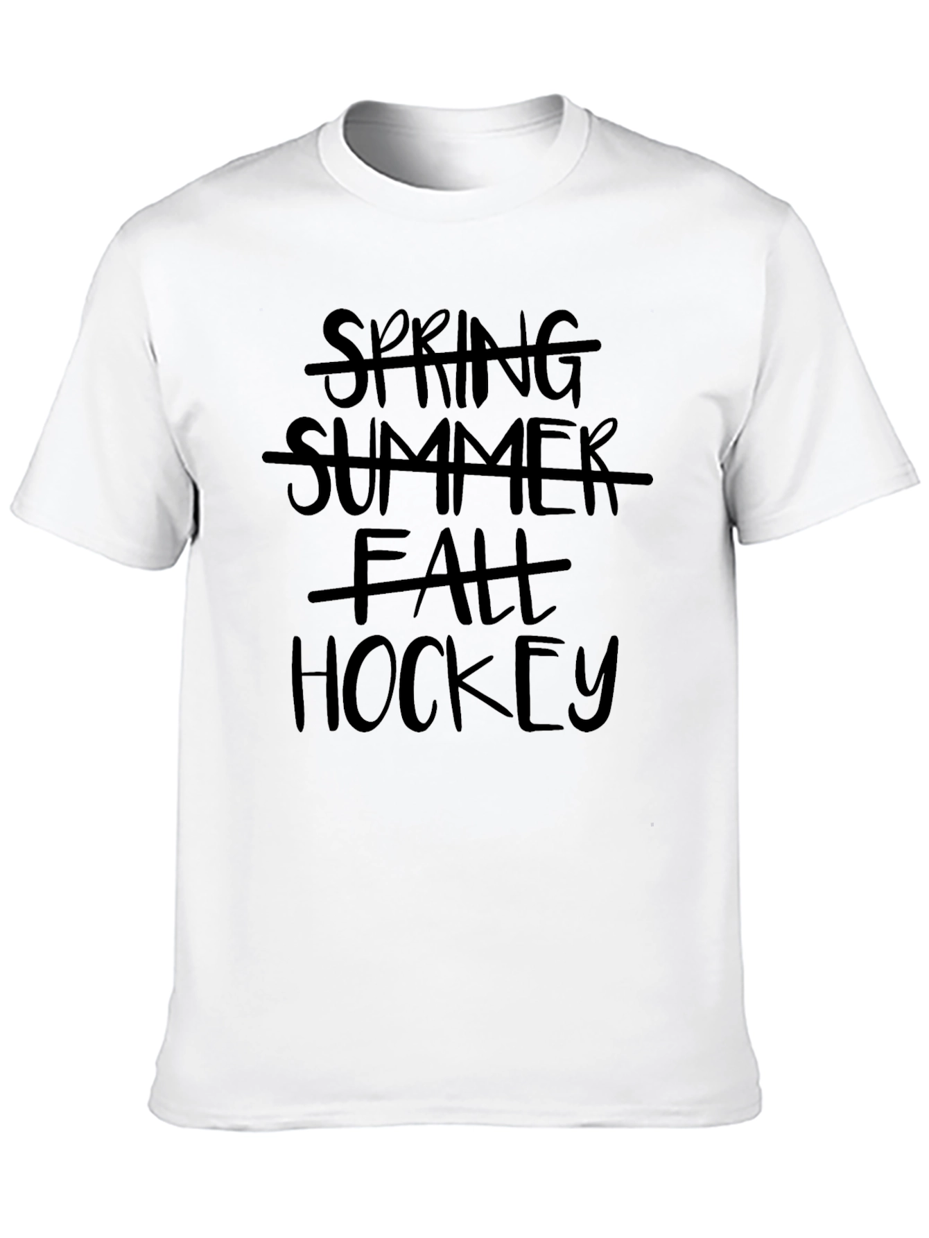 Hockey All Season T-Shirt: Spring Summer Fall