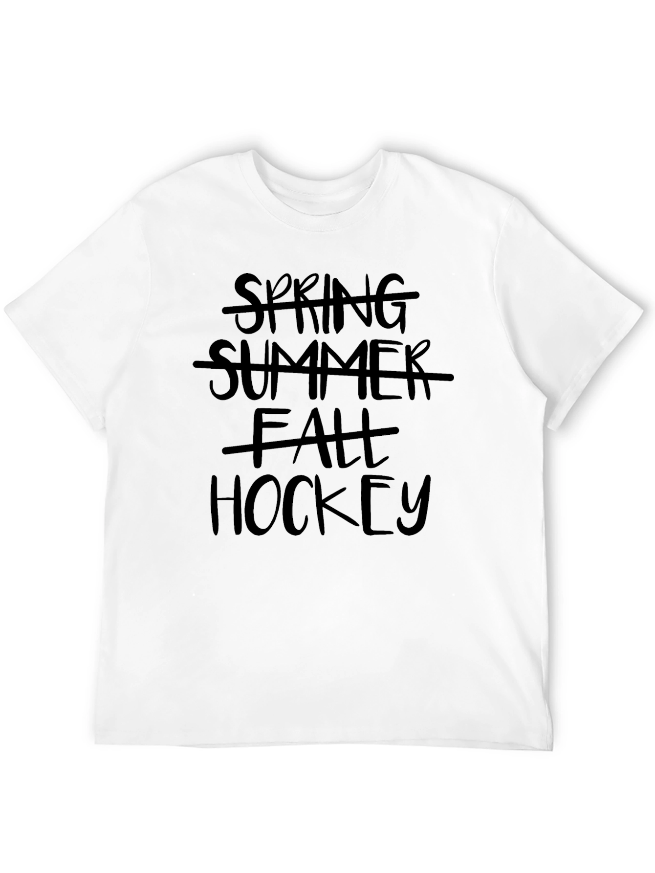 Hockey All Season T-Shirt: Spring Summer Fall