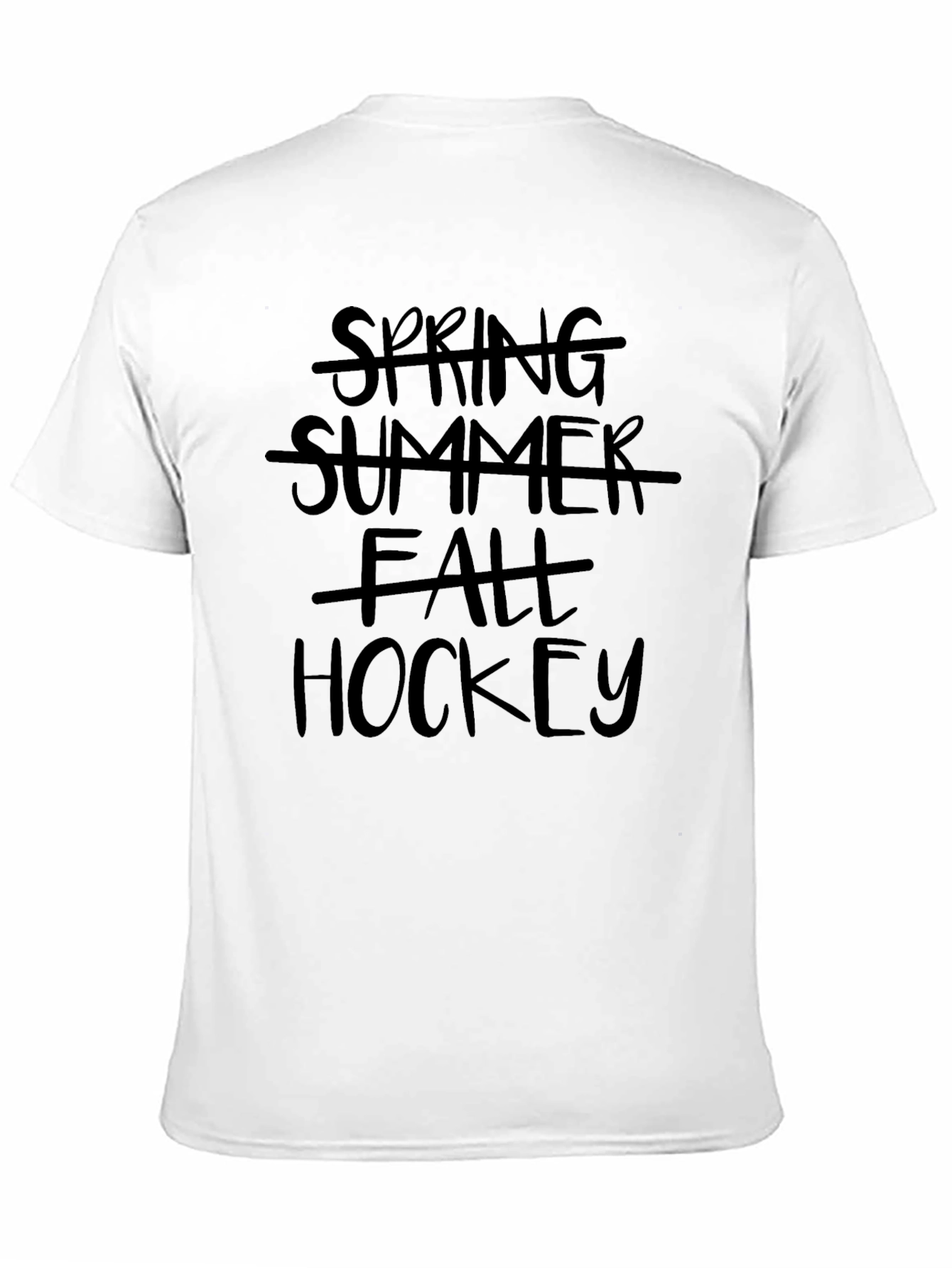 Hockey All Season T-Shirt: Spring Summer Fall