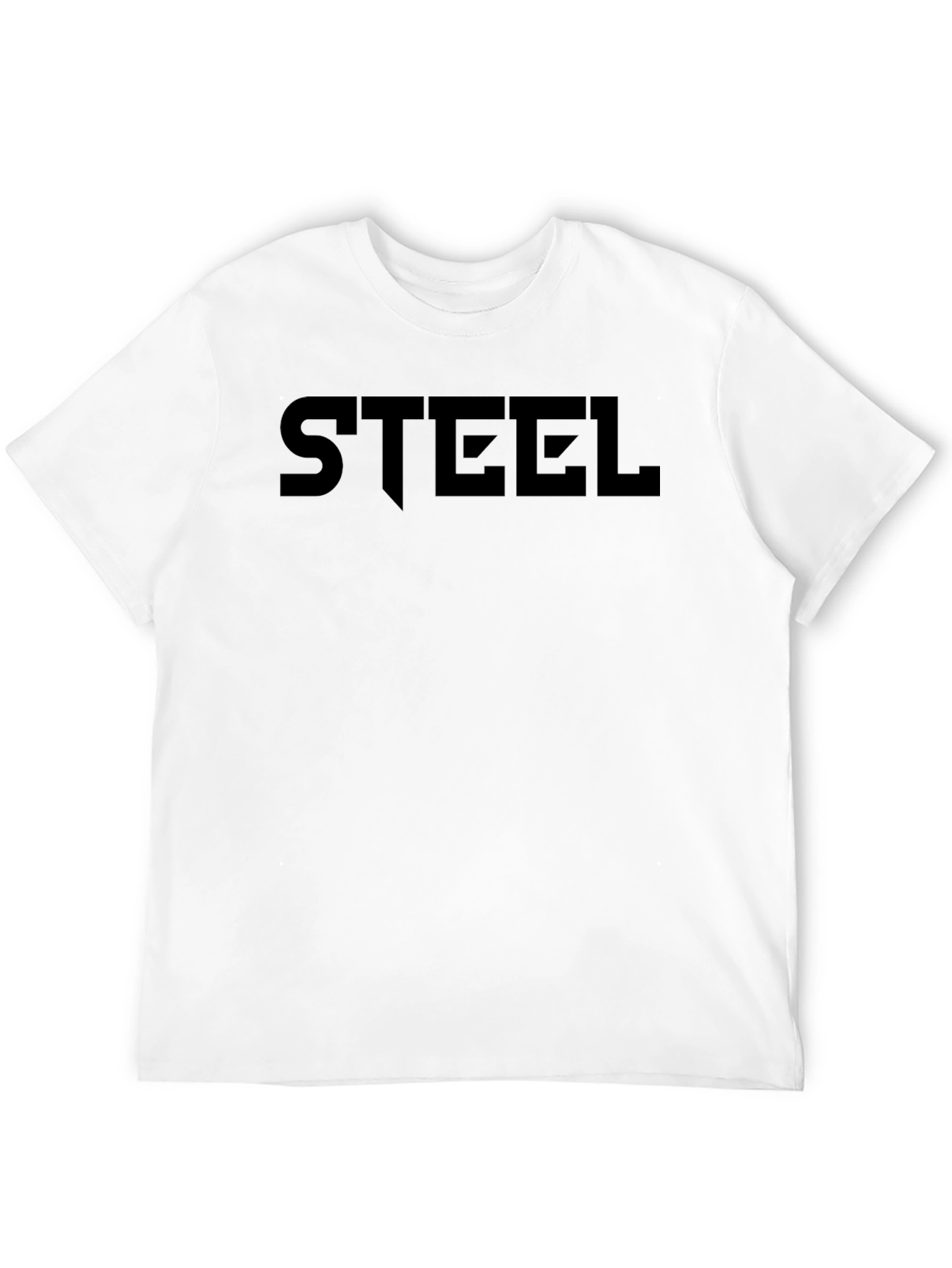STEEL Graphic Tee - Mens Black T-Shirt