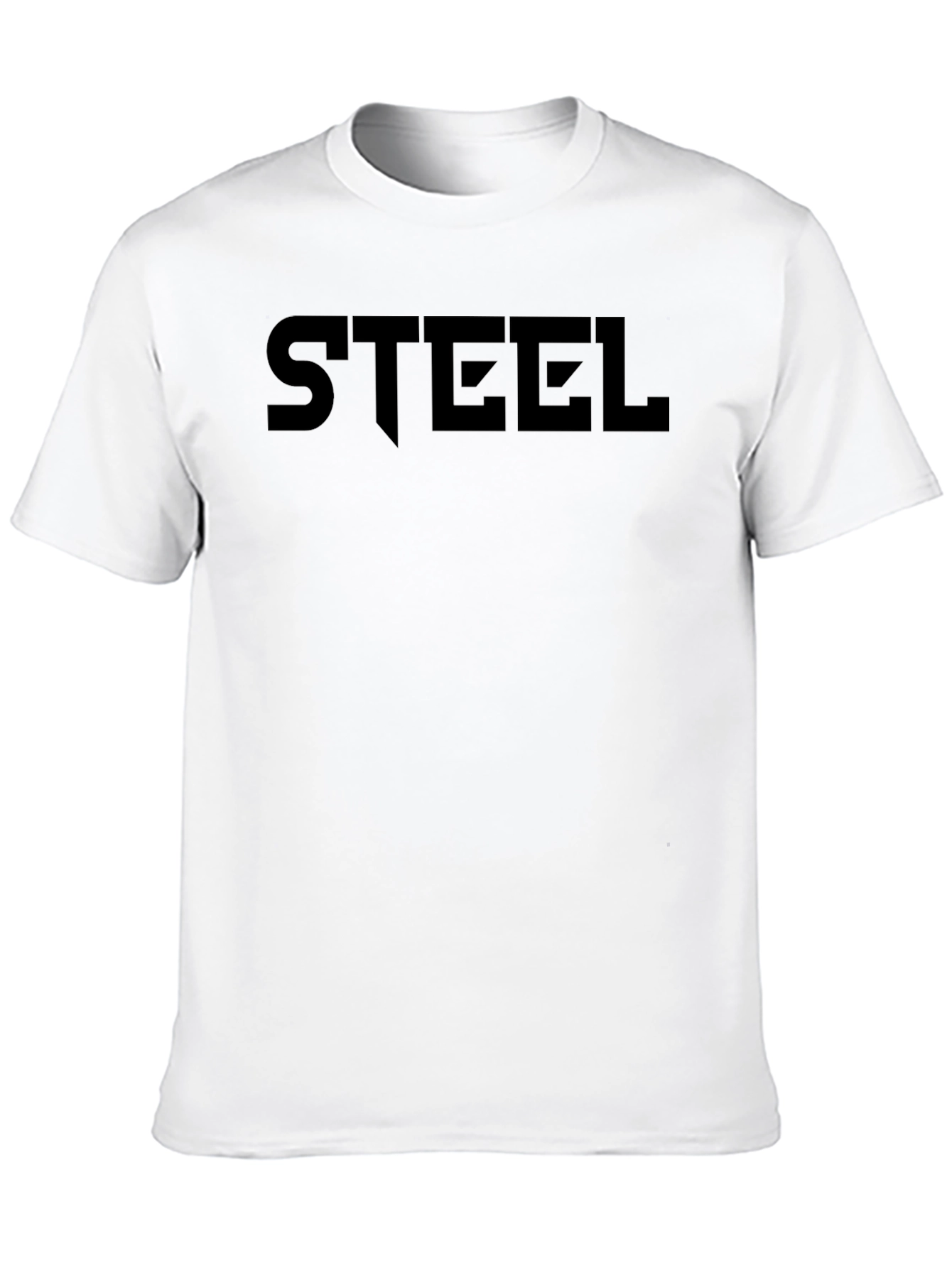 STEEL Graphic Tee - Mens Black T-Shirt