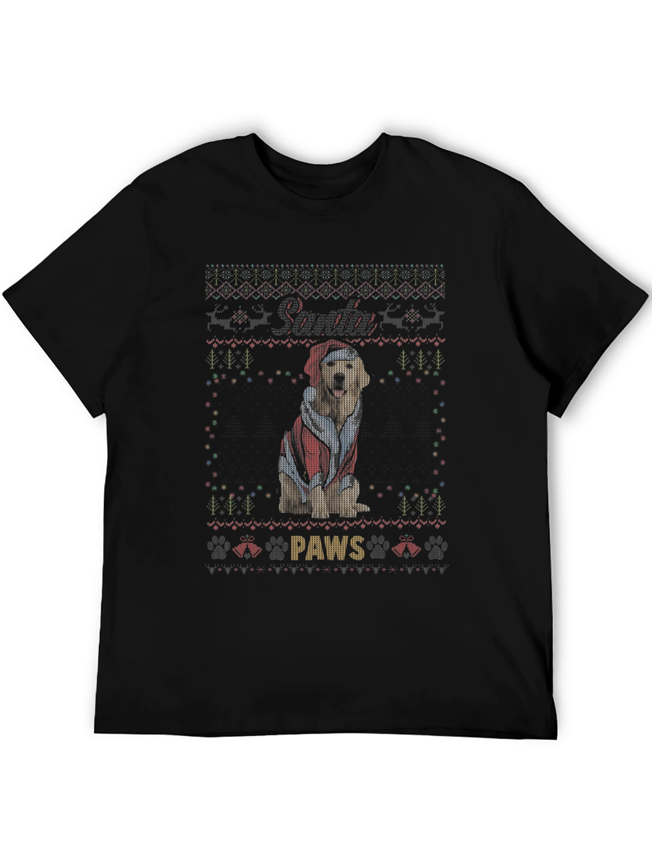 Santa Paws Dog Christmas T-Shirt
