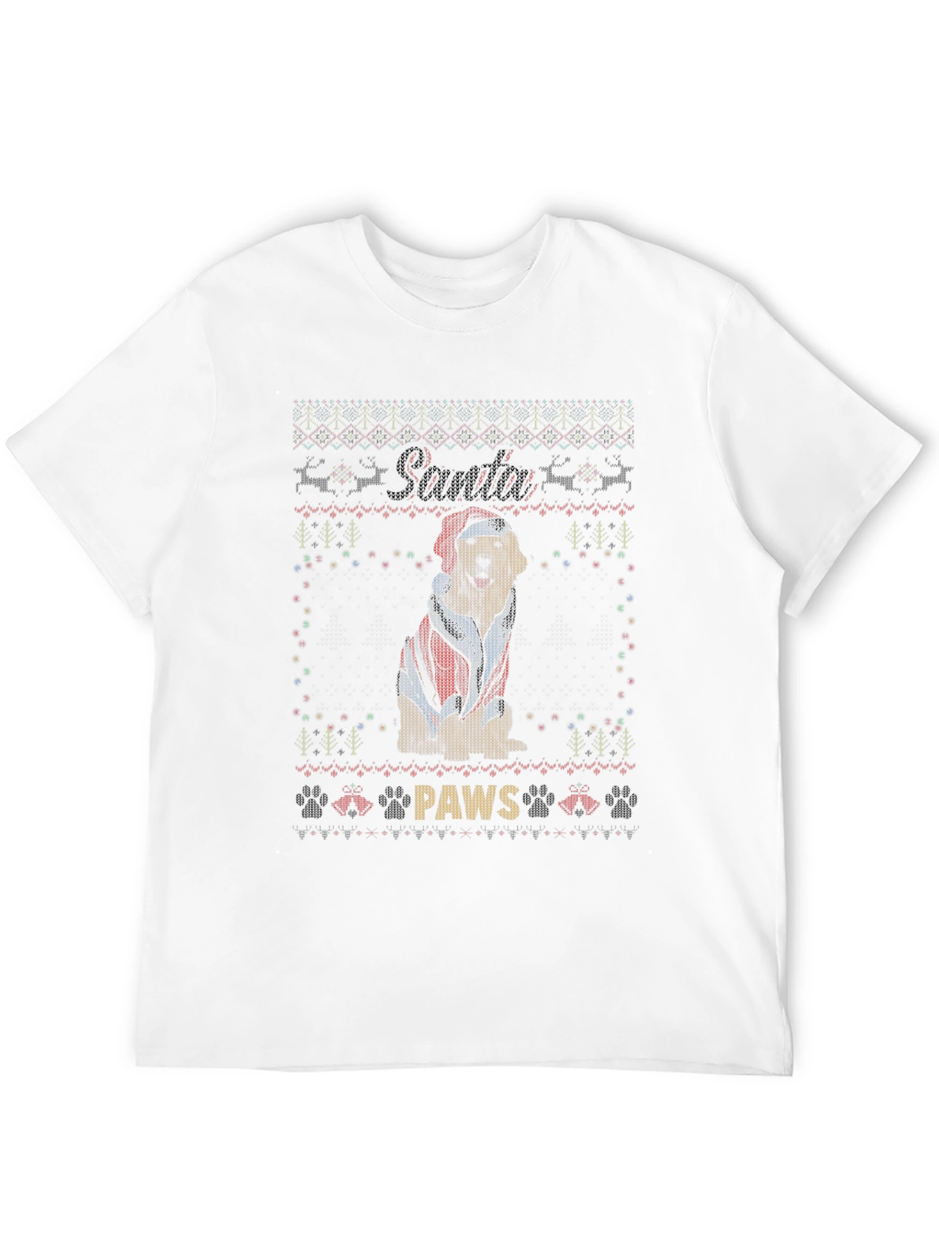Santa Paws Dog Christmas T-Shirt
