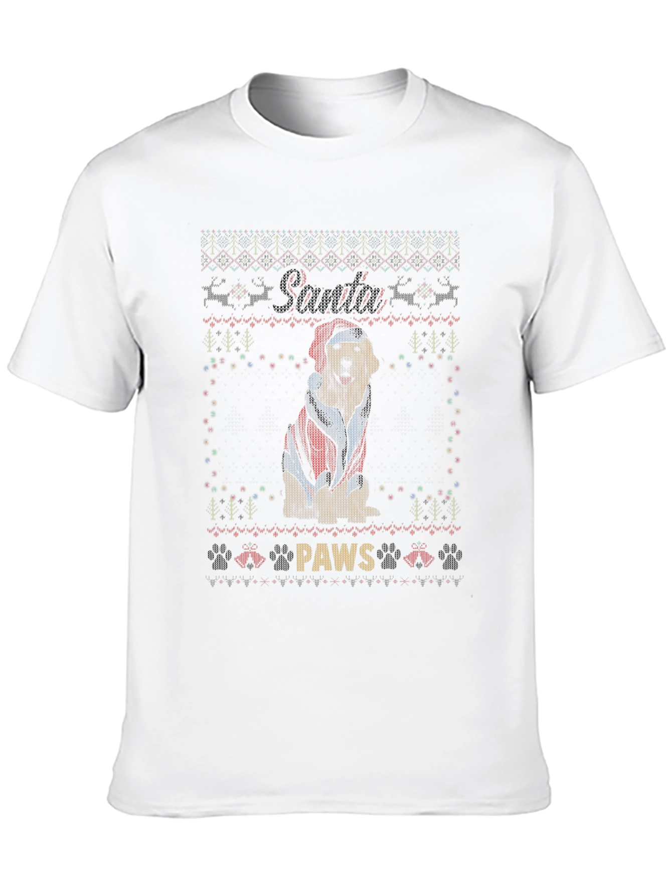Santa Paws Dog Christmas T-Shirt
