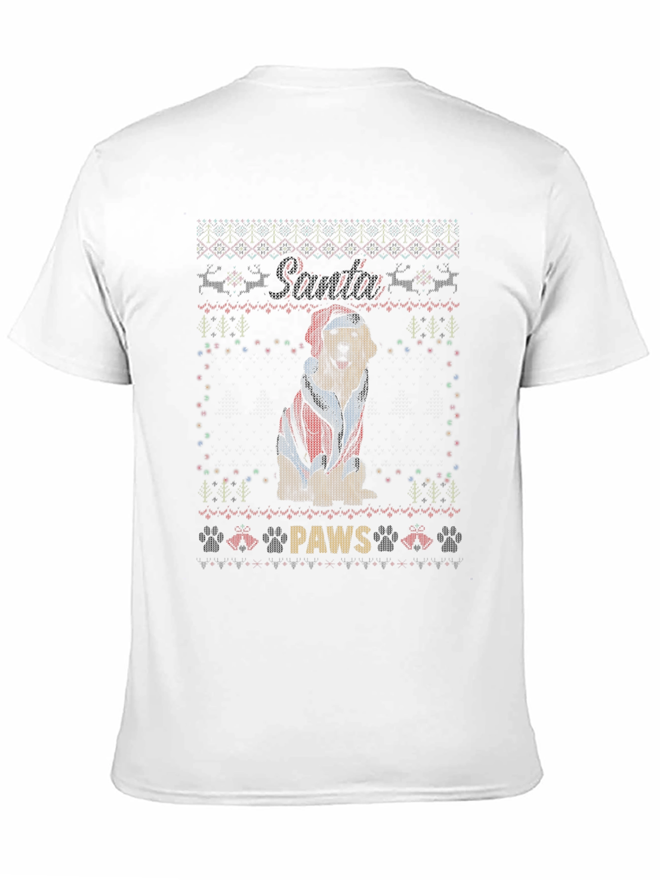 Santa Paws Dog Christmas T-Shirt
