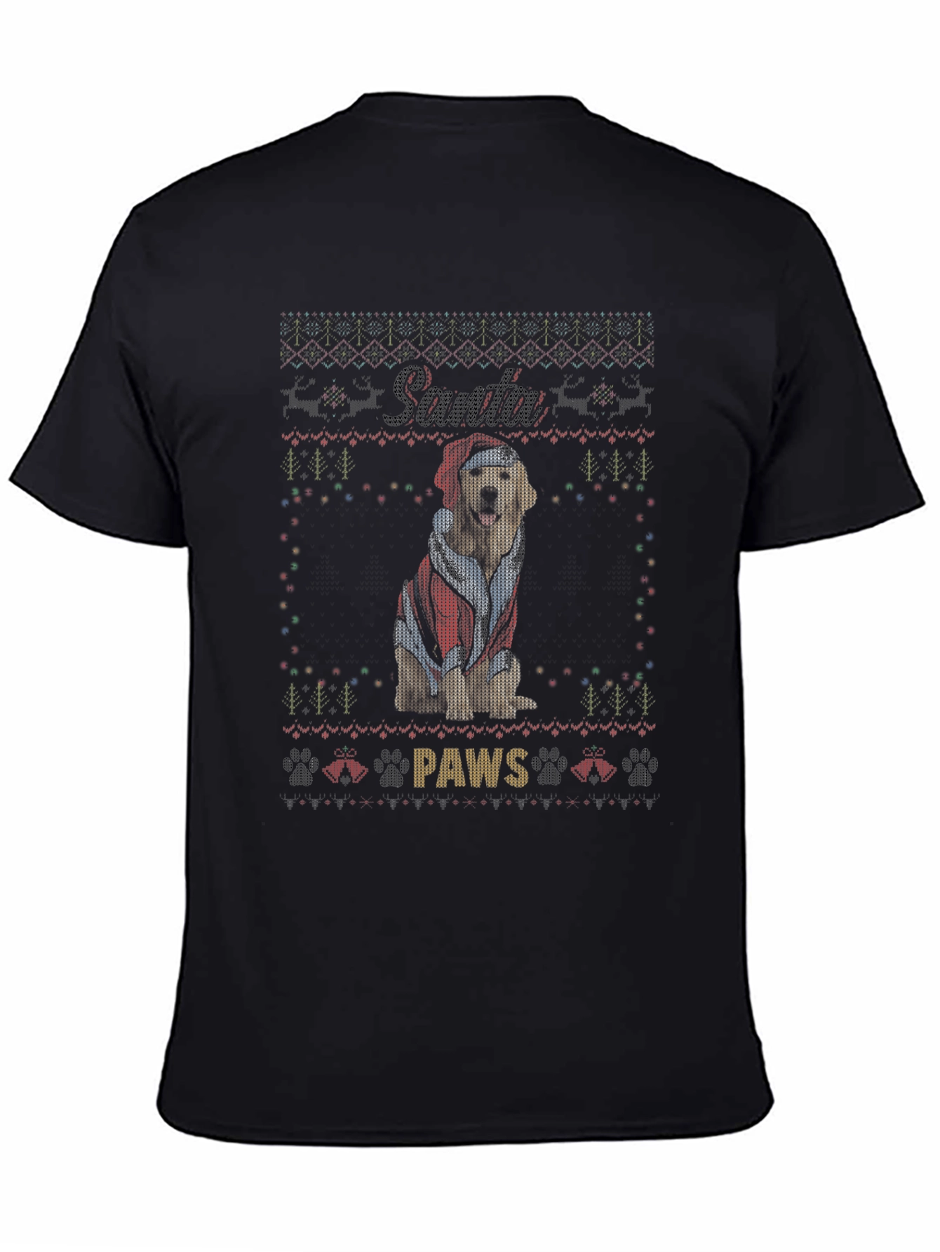Santa Paws Dog Christmas T-Shirt