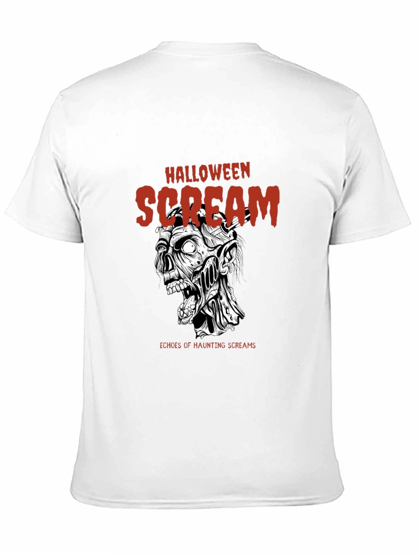 Halloween Scream T-Shirt Graphic Tee