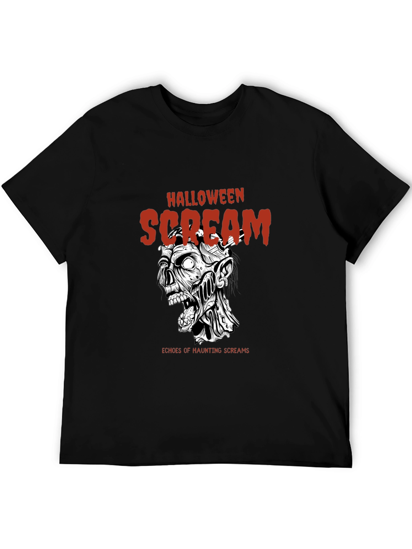 Halloween Scream T-Shirt Graphic Tee