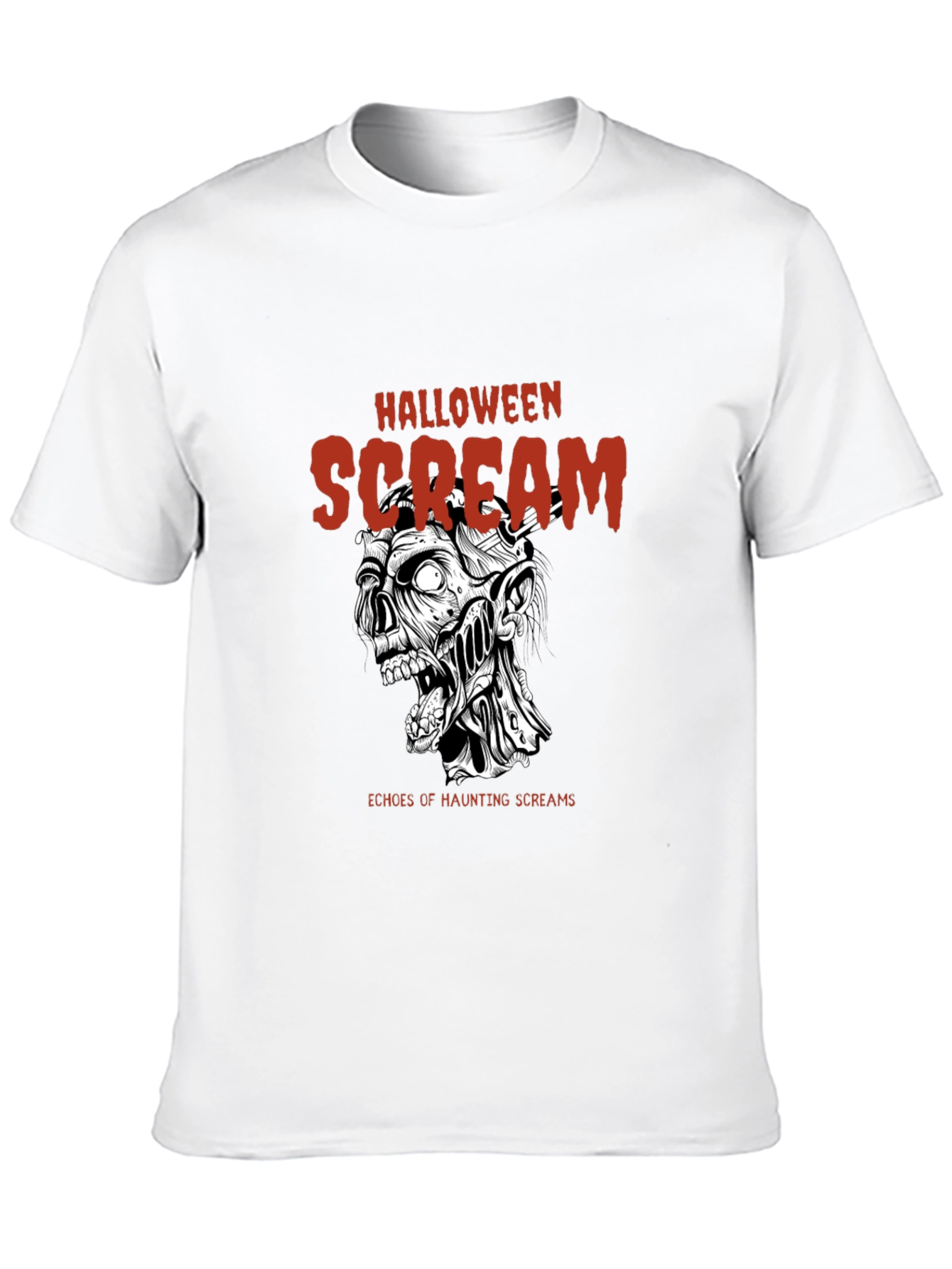 Halloween Scream T-Shirt Graphic Tee