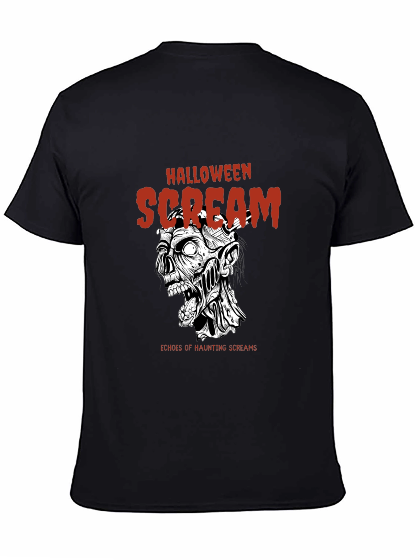 Halloween Scream T-Shirt Graphic Tee