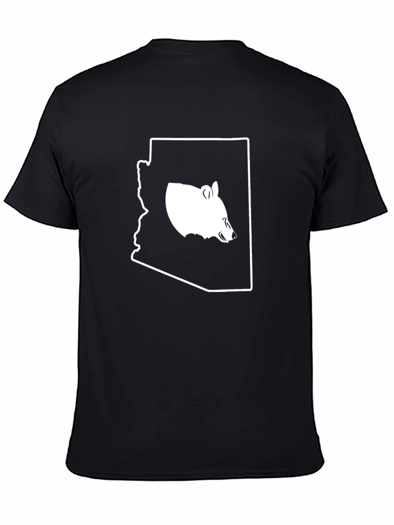 Arizona Bear Graphic T-Shirt - Black Cotton Tee