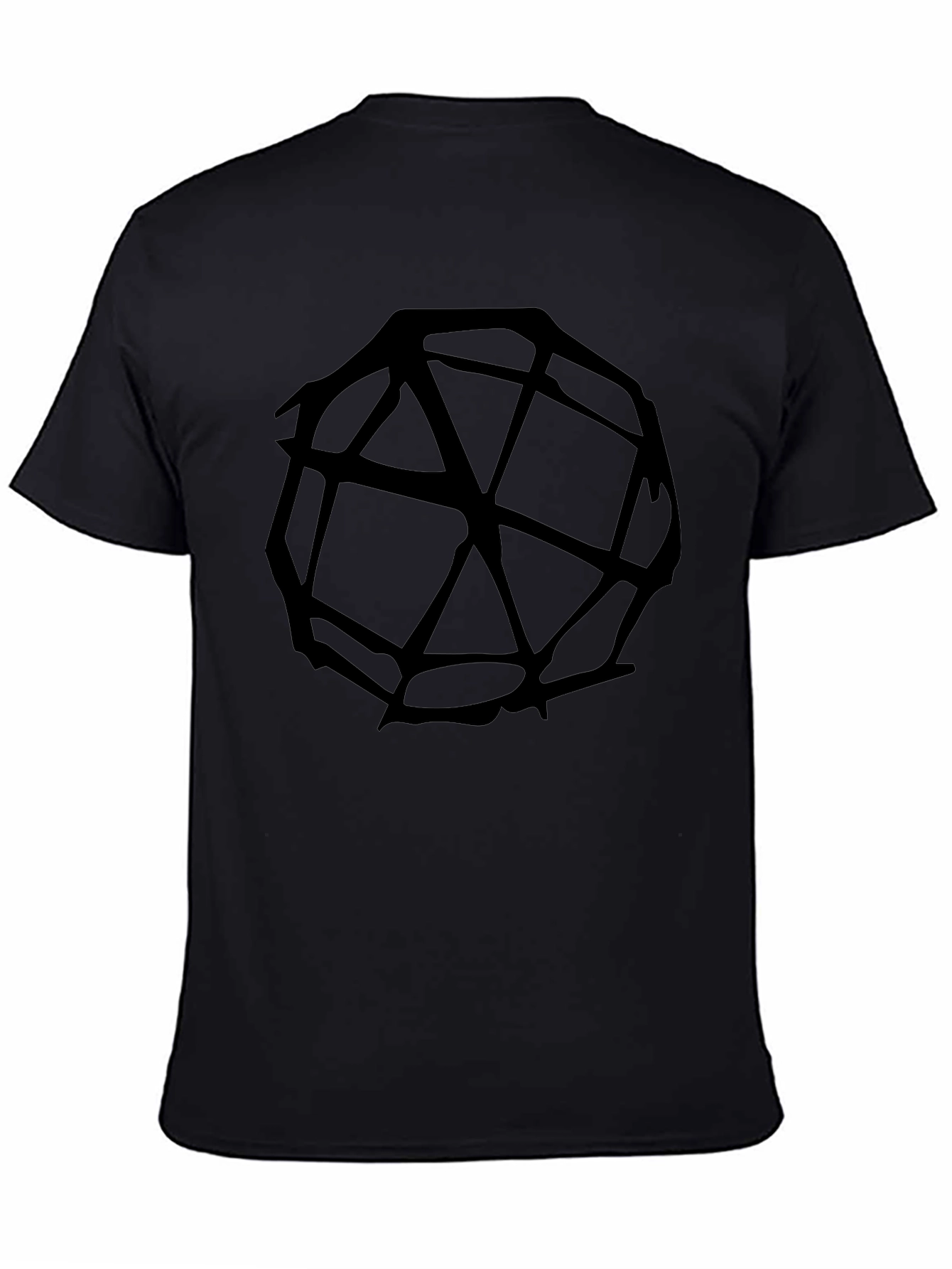Geometric Black T-Shirt