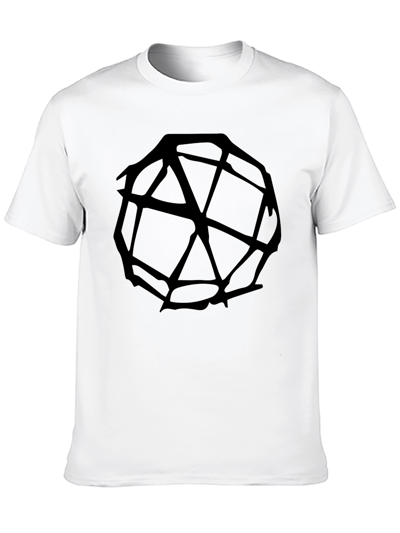 Geometric Black T-Shirt
