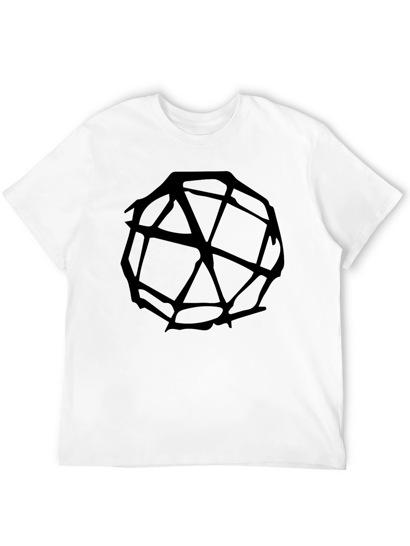 Geometric Black T-Shirt