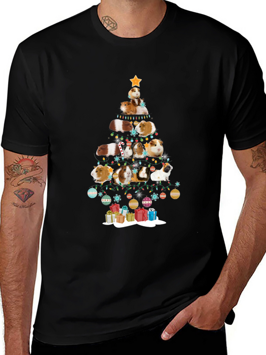 Guinea Pig Christmas Tree T-Shirt