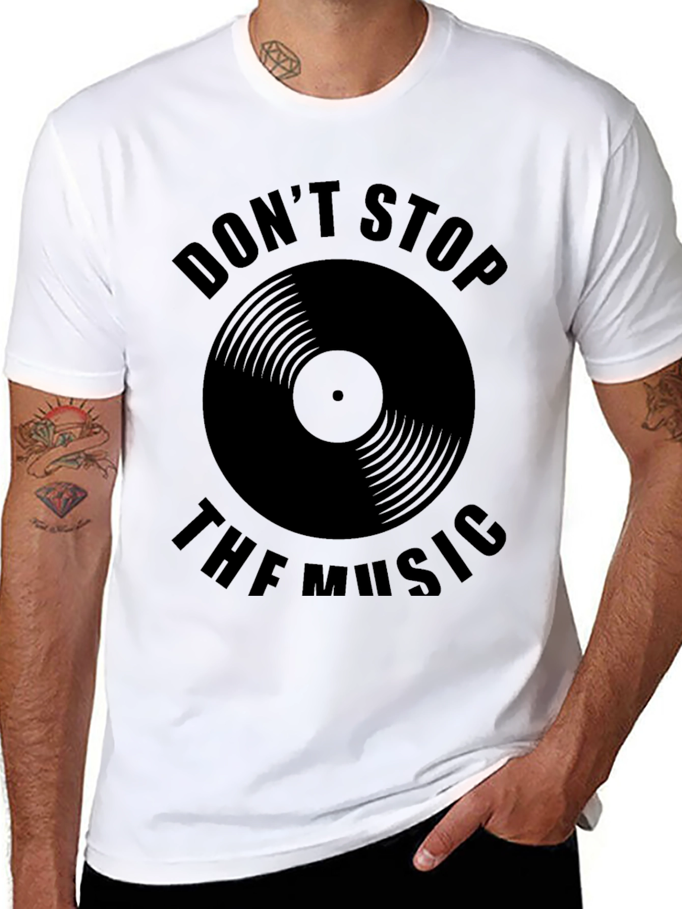 Dont Stop The Music Graphic Tee